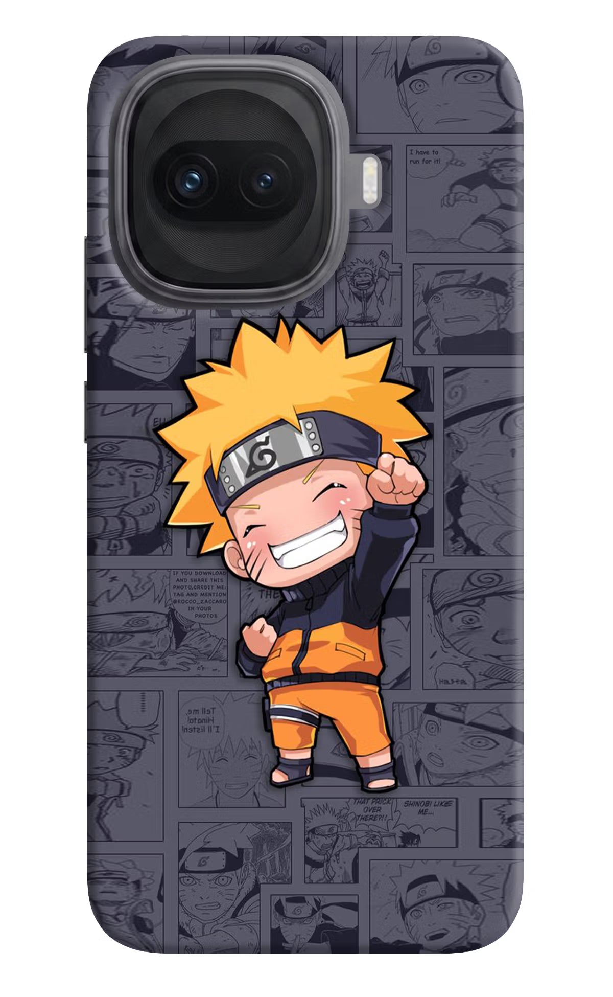 Chota Naruto iQOO 15R 5G Back Cover - Chota Naruto iQOO 15R 5G Hard Case Back Cover by Casekaro Chota Naruto iQOO 15R 5G Hard Case Back Cover by Casekaro
