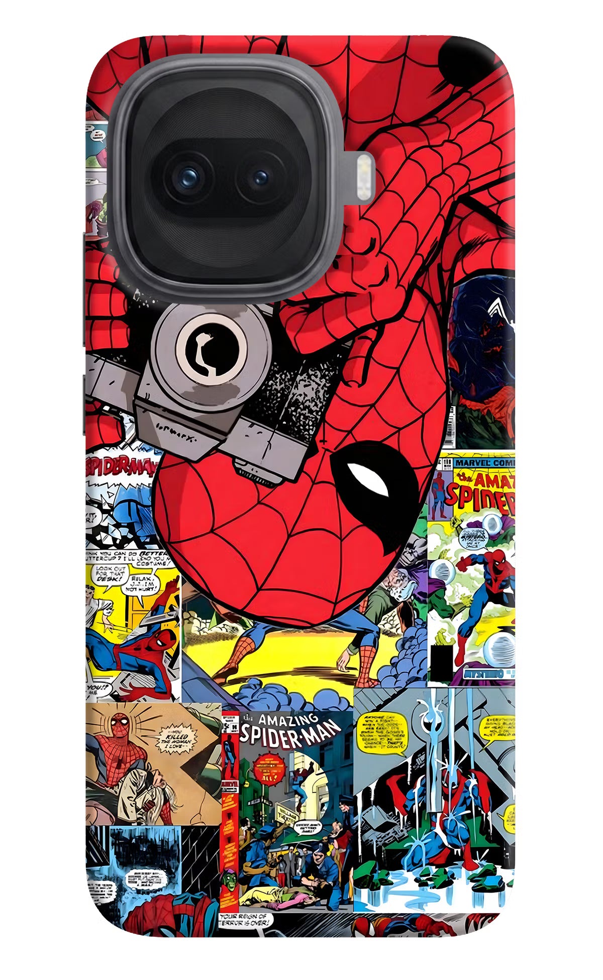 Spider Man iQOO 15R 5G Back Cover - Spider Man iQOO 15R 5G Hard Case Back Cover by Casekaro Spider Man iQOO 15R 5G Hard Case Back Cover by Casekaro