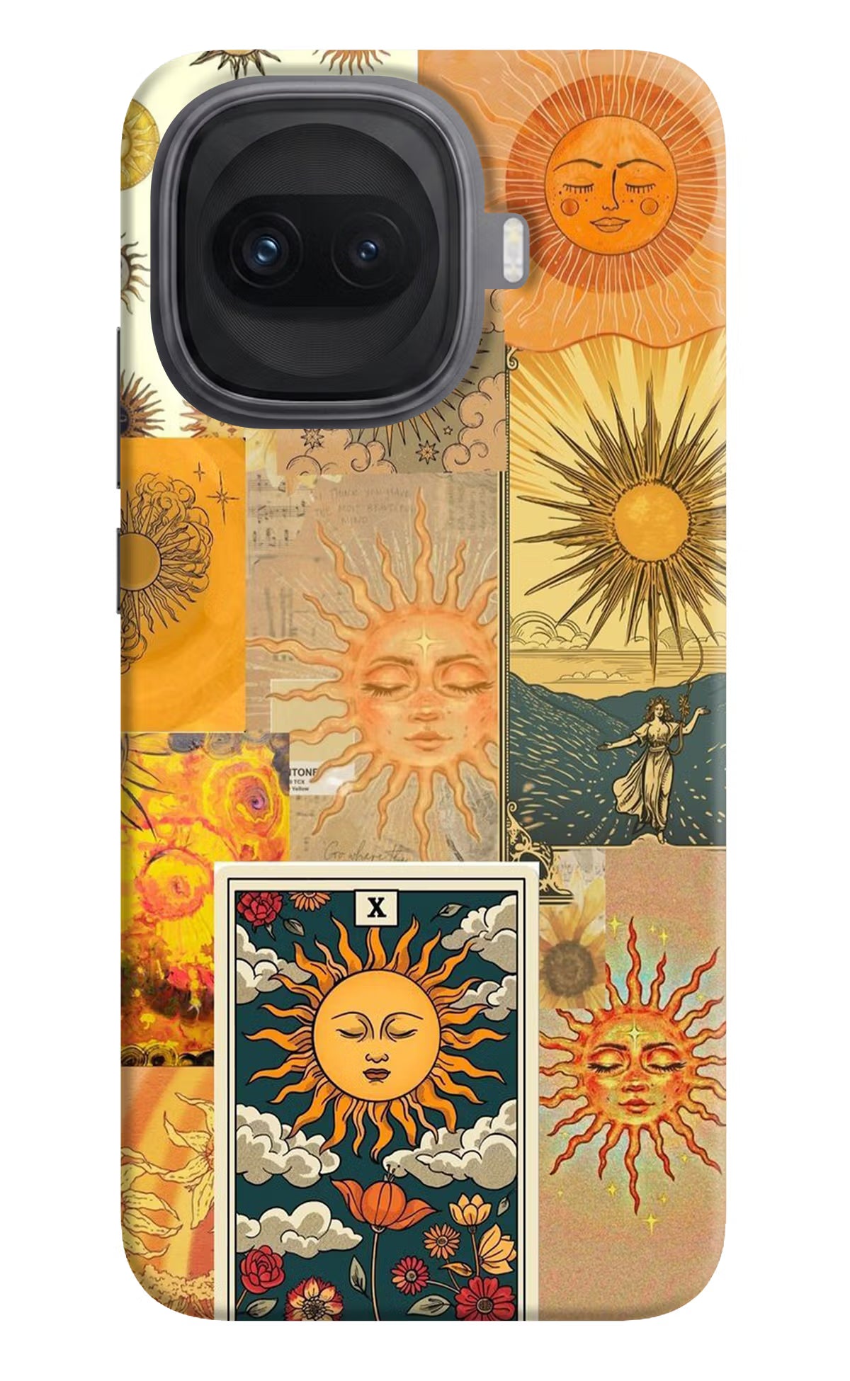 Sun iQOO 15R 5G Back Cover - Sun iQOO 15R 5G Hard Case Back Cover by Casekaro Sun iQOO 15R 5G Hard Case Back Cover by Casekaro