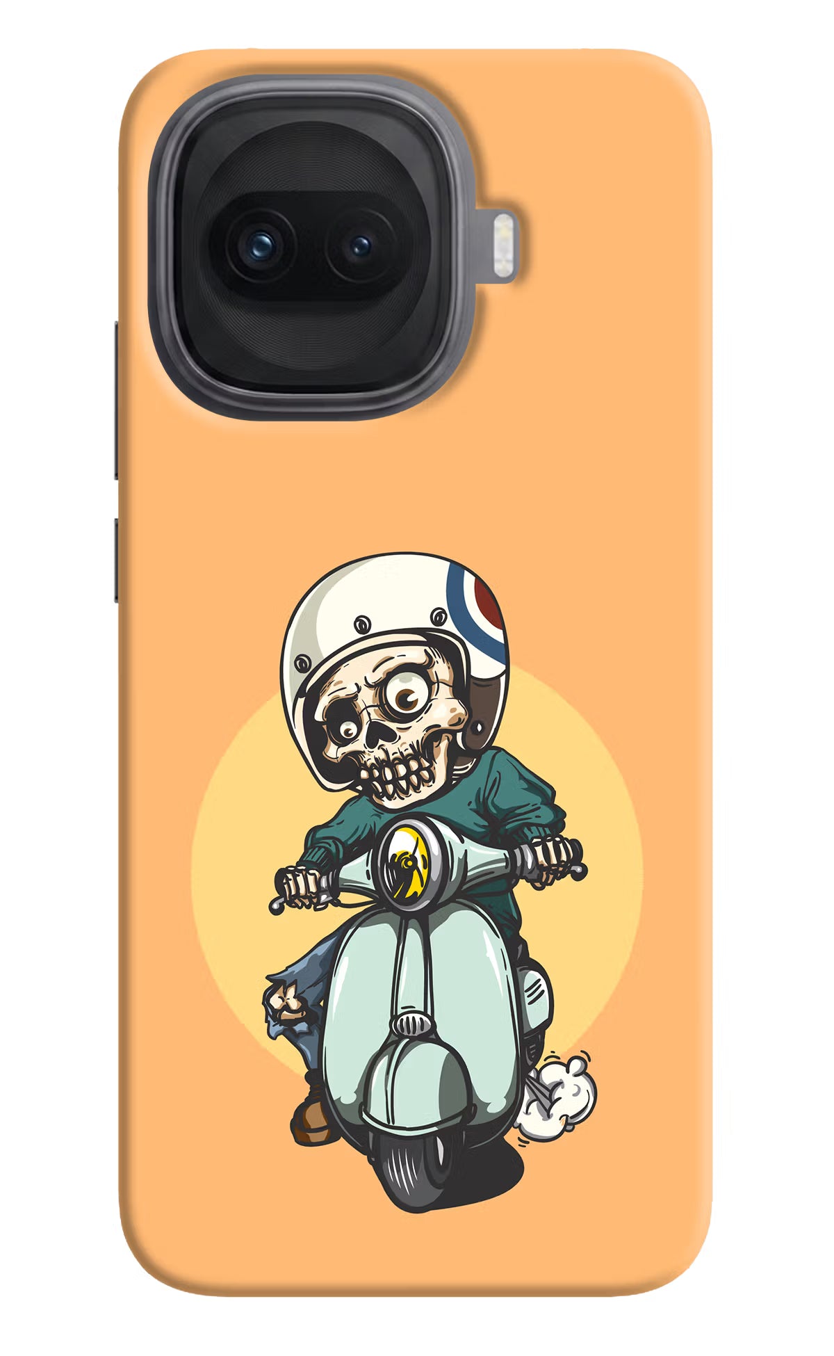 Undead Biker iQOO 15R 5G Back Cover - Undead Biker iQOO 15R 5G Hard Case Back Cover by Casekaro Undead Biker iQOO 15R 5G Hard Case Back Cover by Casekaro