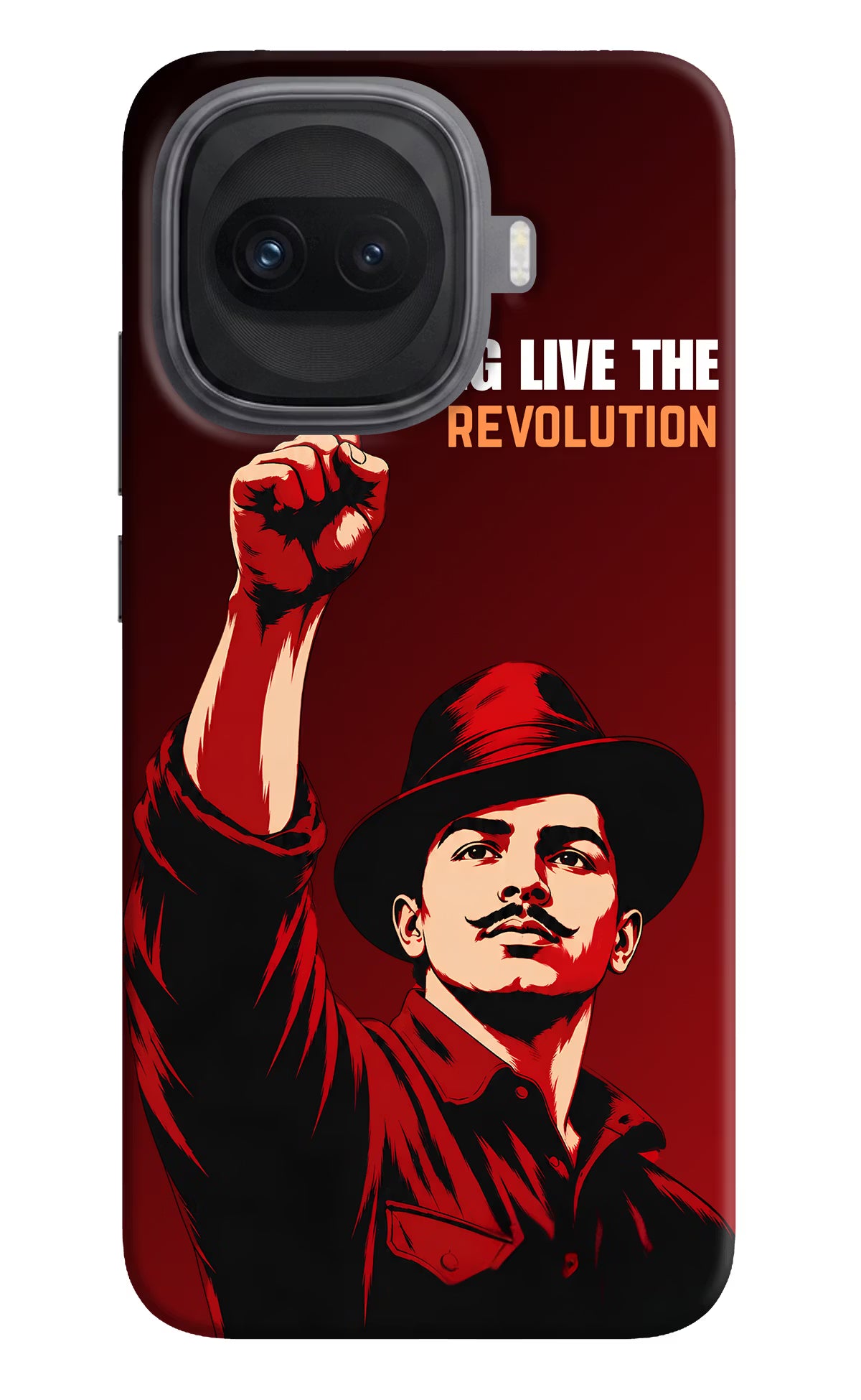Bhagat Singh Revolution iQOO 15R 5G Back Cover - Bhagat Singh Revolution iQOO 15R 5G Back Cover Bhagat Singh Revolution iQOO 15R 5G Back Cover
