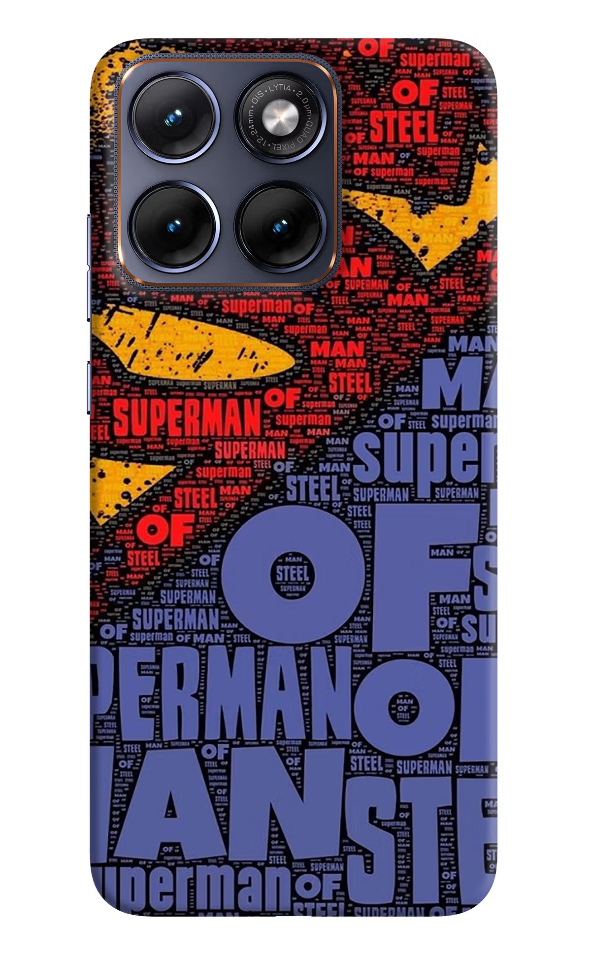 Superman Moto Edge 70 Fusion Back Cover - Superman Moto Edge 70 Fusion Hard Case Back Cover by Casekaro Superman Moto Edge 70 Fusion Hard Case Back Cover by Casekaro