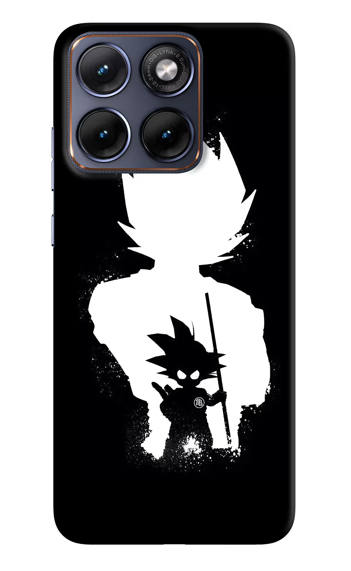 Goku Shadow Moto Edge 70 Fusion Back Cover - Goku Shadow Moto Edge 70 Fusion Hard Case Back Cover by Casekaro Goku Shadow Moto Edge 70 Fusion Hard Case Back Cover by Casekaro