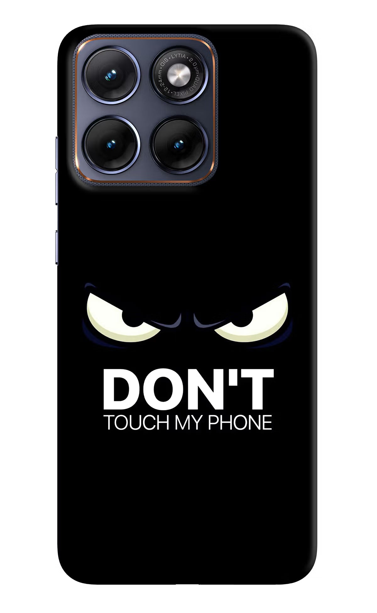 Don'T Touch My Phone Moto Edge 70 Fusion Back Cover - Don'T Touch My Phone Moto Edge 70 Fusion Hard Case Back Cover by Casekaro Don'T Touch My Phone Moto Edge 70 Fusion Hard Case Back Cover by Casekaro