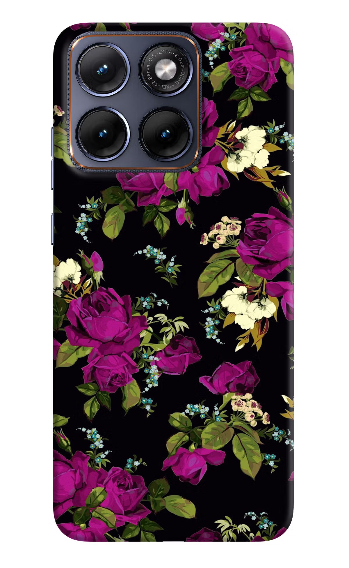 Flowers Moto Edge 70 Fusion Back Cover - Flowers Moto Edge 70 Fusion Hard Case Back Cover by Casekaro Flowers Moto Edge 70 Fusion Hard Case Back Cover by Casekaro