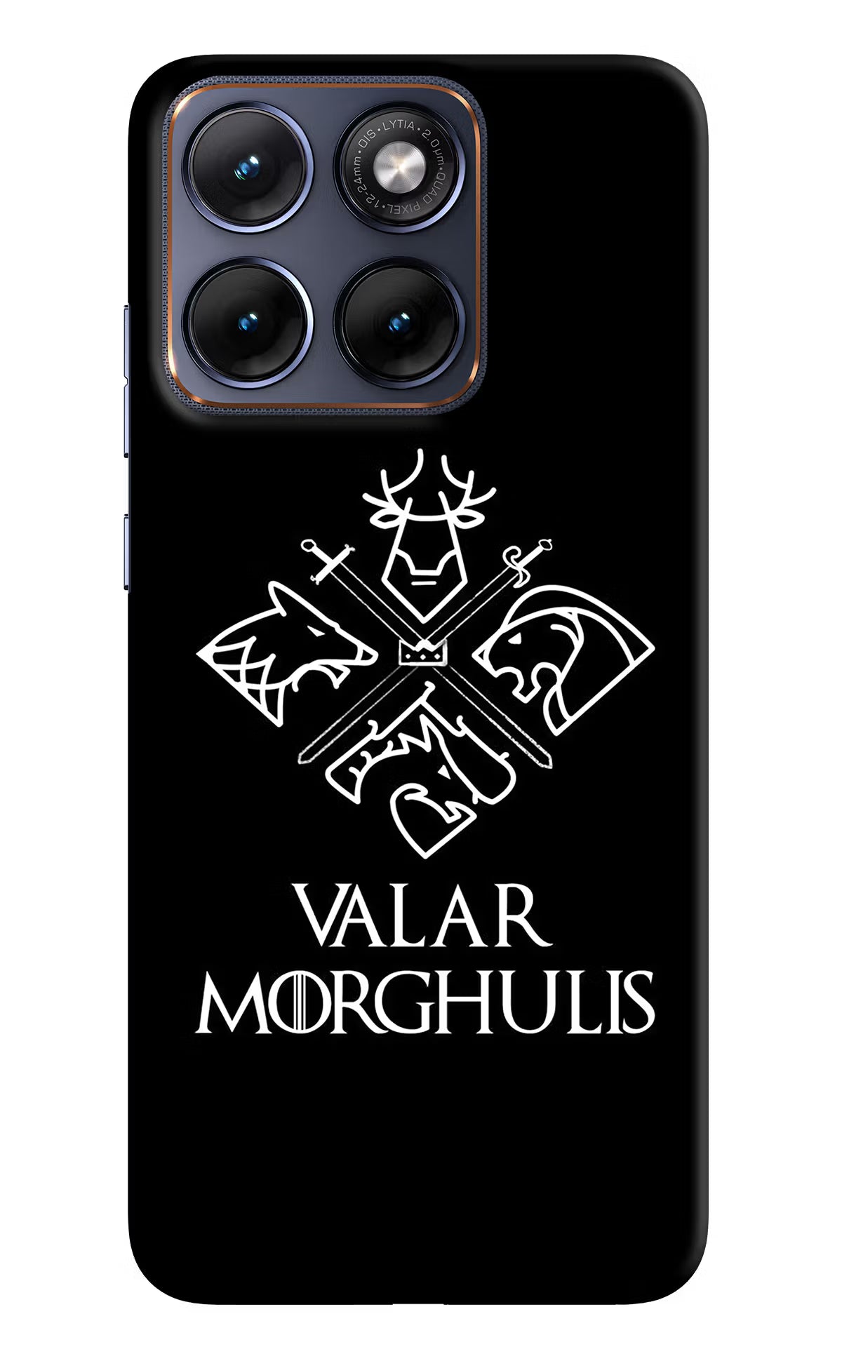 Valar Morghulis | Game Of Thrones Moto Edge 70 Fusion Back Cover - Valar Morghulis | Game Of Thrones Moto Edge 70 Fusion Hard Case Back Cover by Casekaro Valar Morghulis | Game Of Thrones Moto Edge 70 Fusion Hard Case Back Cover by Casekaro