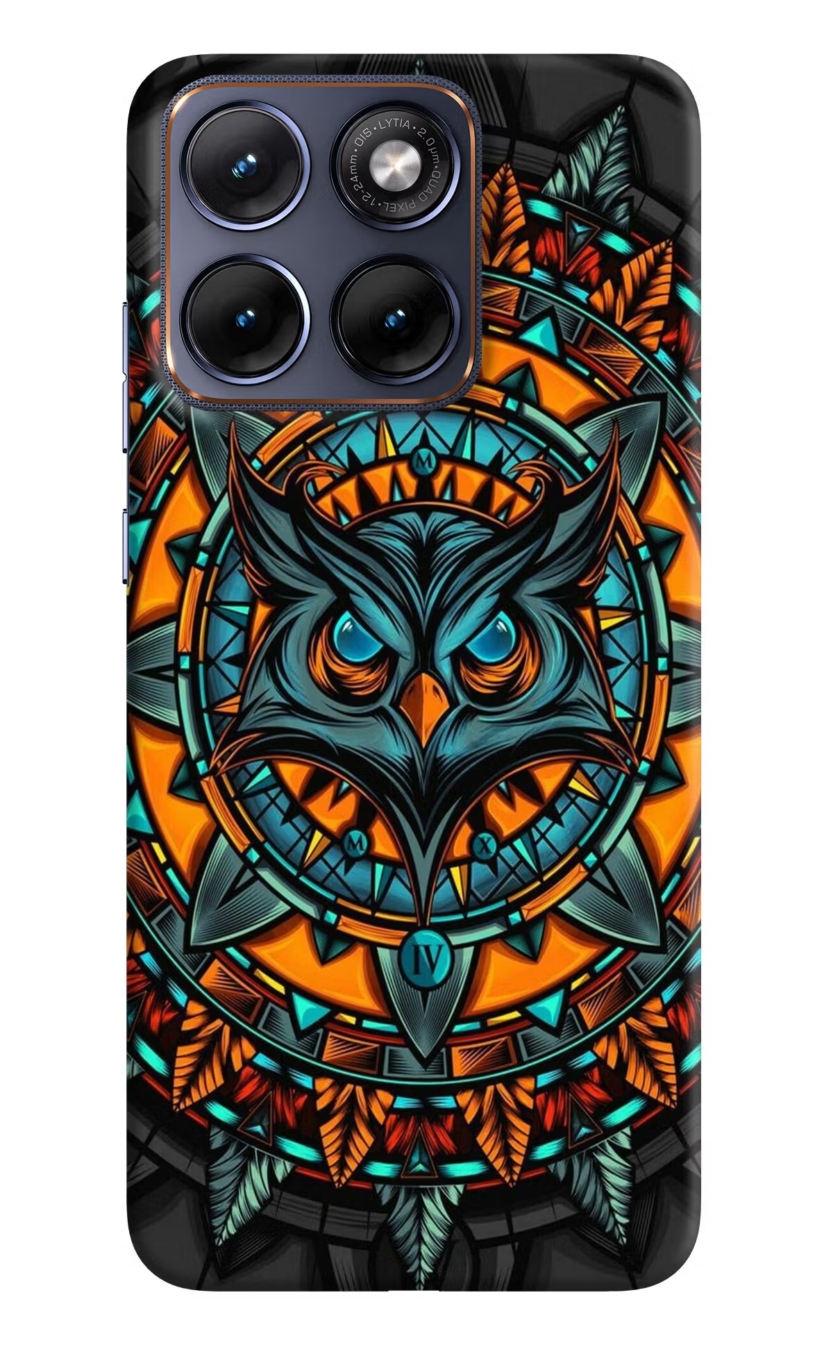 Angry Owl Art Moto Edge 70 Fusion Back Cover - Angry Owl Art Moto Edge 70 Fusion Hard Case Back Cover by Casekaro Angry Owl Art Moto Edge 70 Fusion Hard Case Back Cover by Casekaro