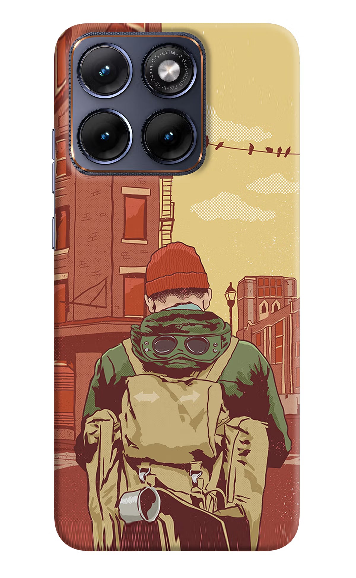 Adventurous Moto Edge 70 Fusion Back Cover - Adventurous Moto Edge 70 Fusion Hard Case Back Cover by Casekaro Adventurous Moto Edge 70 Fusion Hard Case Back Cover by Casekaro