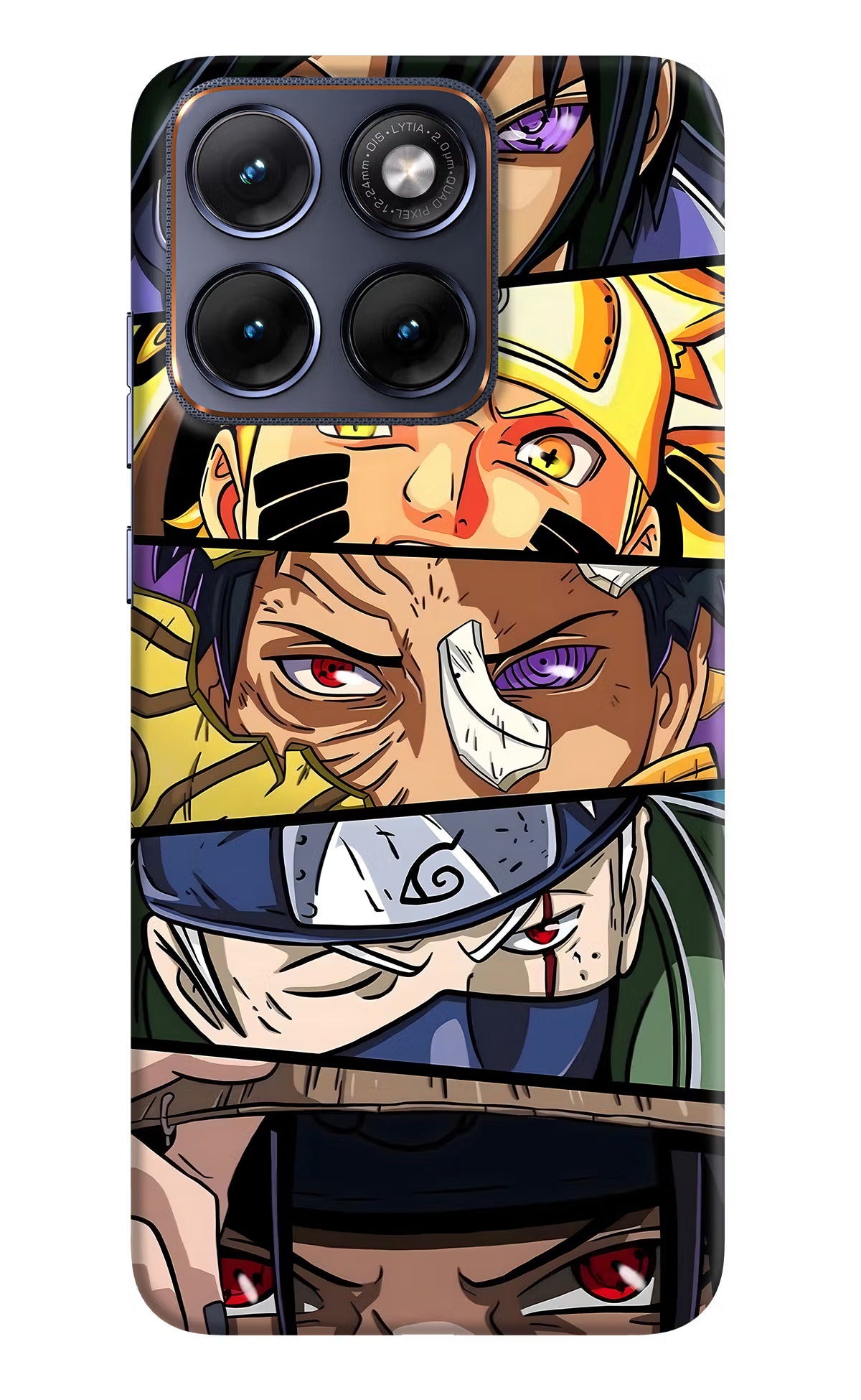 Naruto Character Moto Edge 70 Fusion Back Cover - Naruto Character Moto Edge 70 Fusion Hard Case Back Cover by Casekaro Naruto Character Moto Edge 70 Fusion Hard Case Back Cover by Casekaro