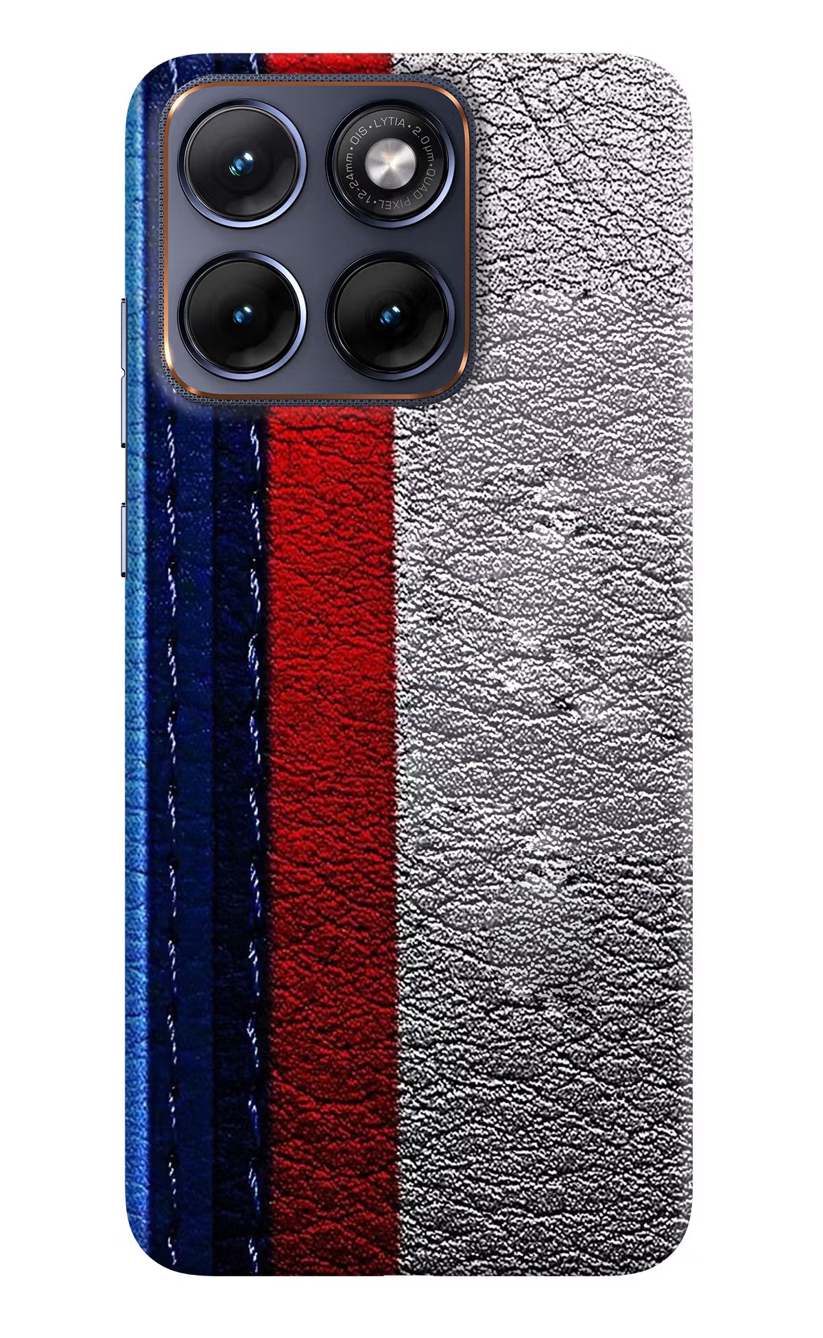 BMW Stripes Moto Edge 70 Fusion Back Cover - BMW Stripes Moto Edge 70 Fusion Hard Case Back Cover by Casekaro BMW Stripes Moto Edge 70 Fusion Hard Case Back Cover by Casekaro