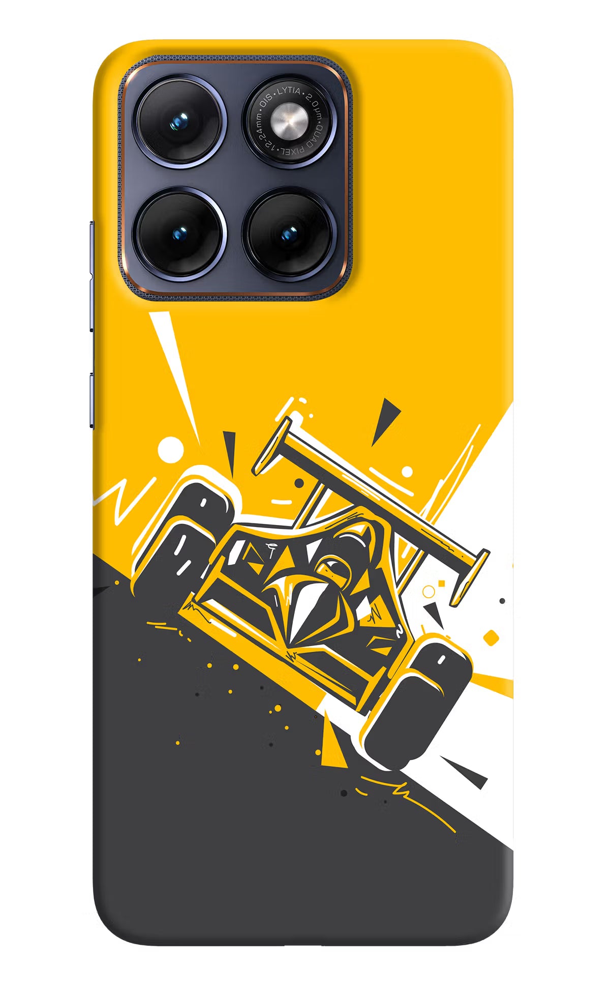 Track King Moto Edge 70 Fusion Back Cover - Track King Moto Edge 70 Fusion Hard Case Back Cover by Casekaro Track King Moto Edge 70 Fusion Hard Case Back Cover by Casekaro