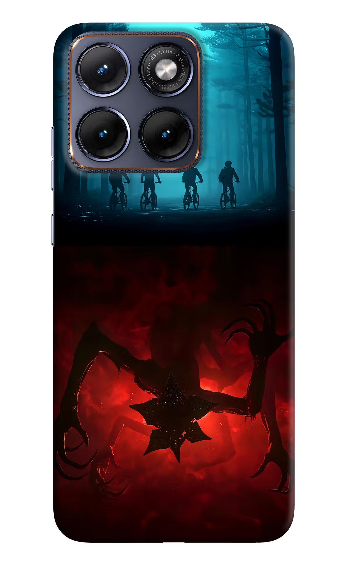 Ordinary Things Downside Up Moto Edge 70 Fusion Back Cover - Ordinary Things Downside Up Moto Edge 70 Fusion Hard Case Back Cover by Casekaro Ordinary Things Downside Up Moto Edge 70 Fusion Hard Case Back Cover by Casekaro