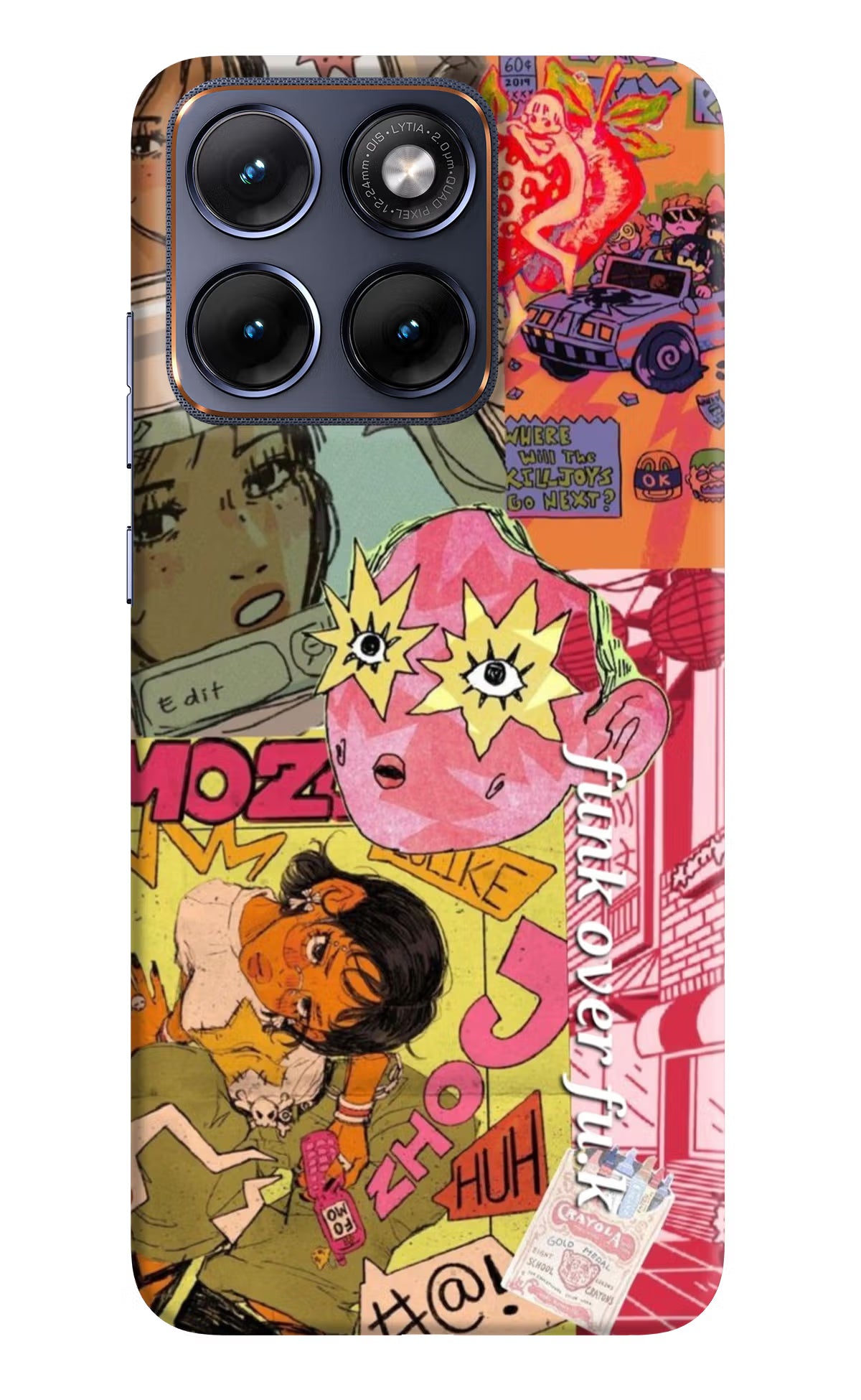 Funkover Moto Edge 70 Fusion Back Cover - Funkover Moto Edge 70 Fusion Back Cover Funkover Moto Edge 70 Fusion Back Cover