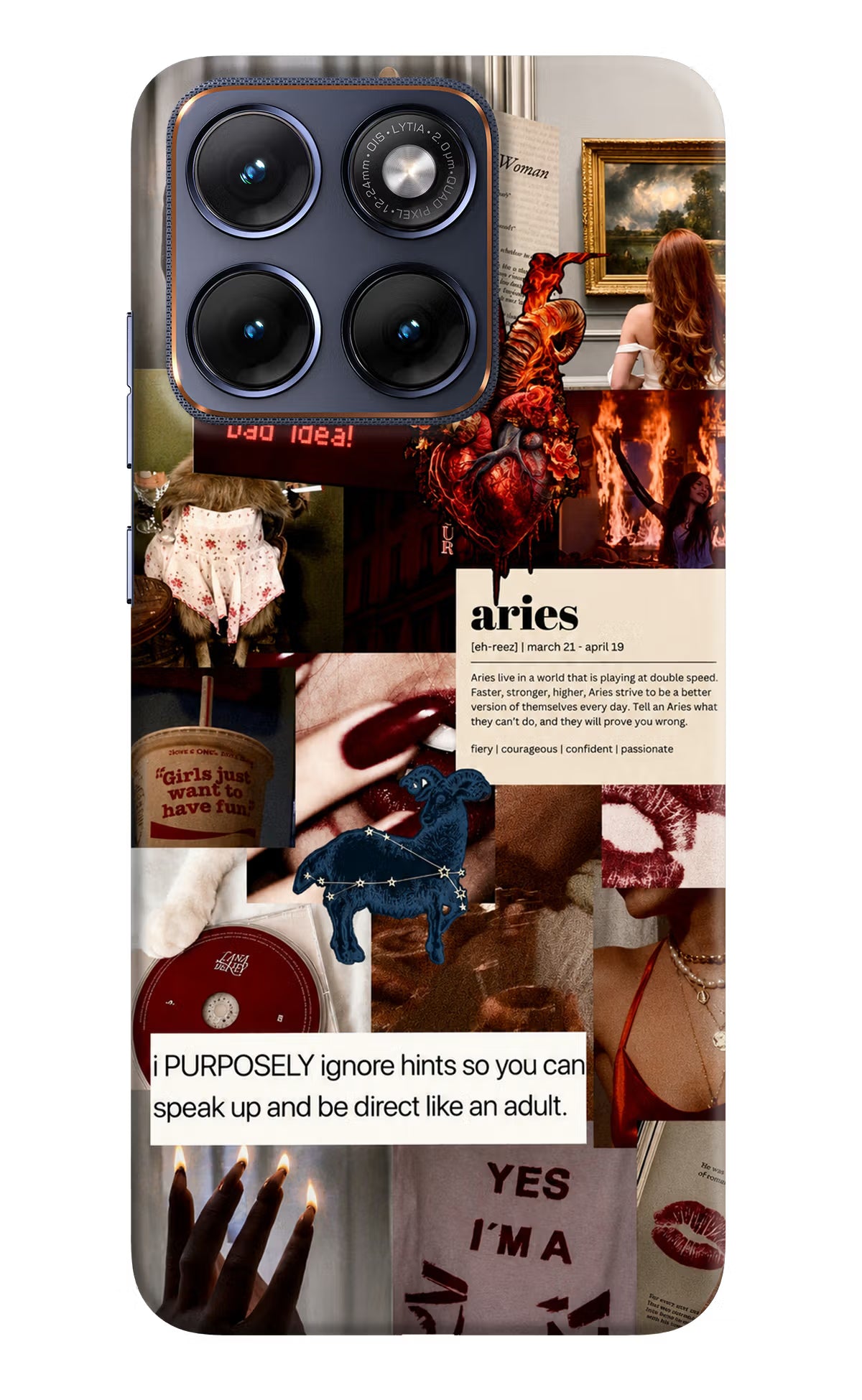 Zodiac Aries Moto Edge 70 Fusion Back Cover - Zodiac Aries Moto Edge 70 Fusion Back Cover Zodiac Aries Moto Edge 70 Fusion Back Cover