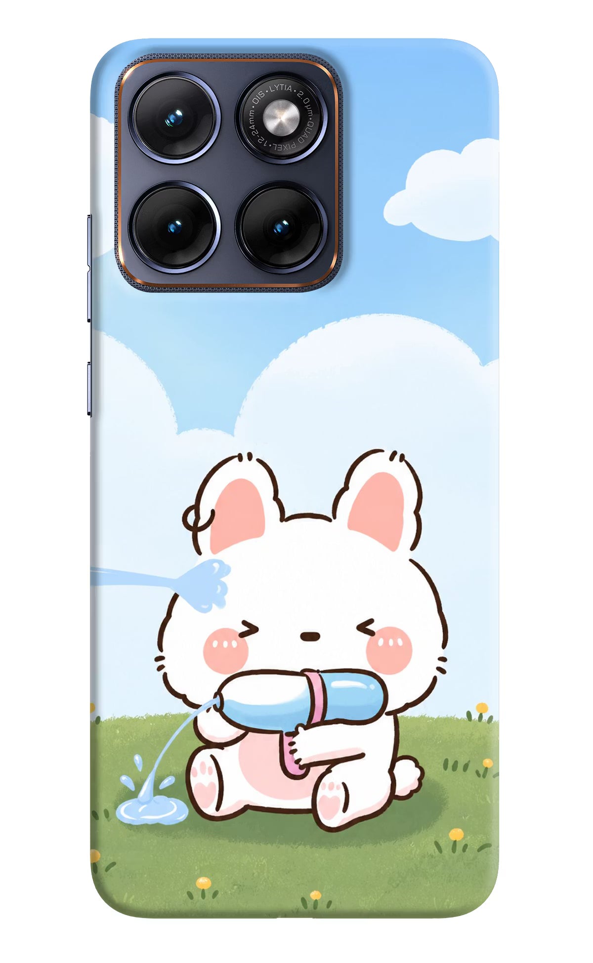 Bunny Treat Moto Edge 70 Fusion Back Cover - Bunny Treat Moto Edge 70 Fusion Back Cover Bunny Treat Moto Edge 70 Fusion Back Cover