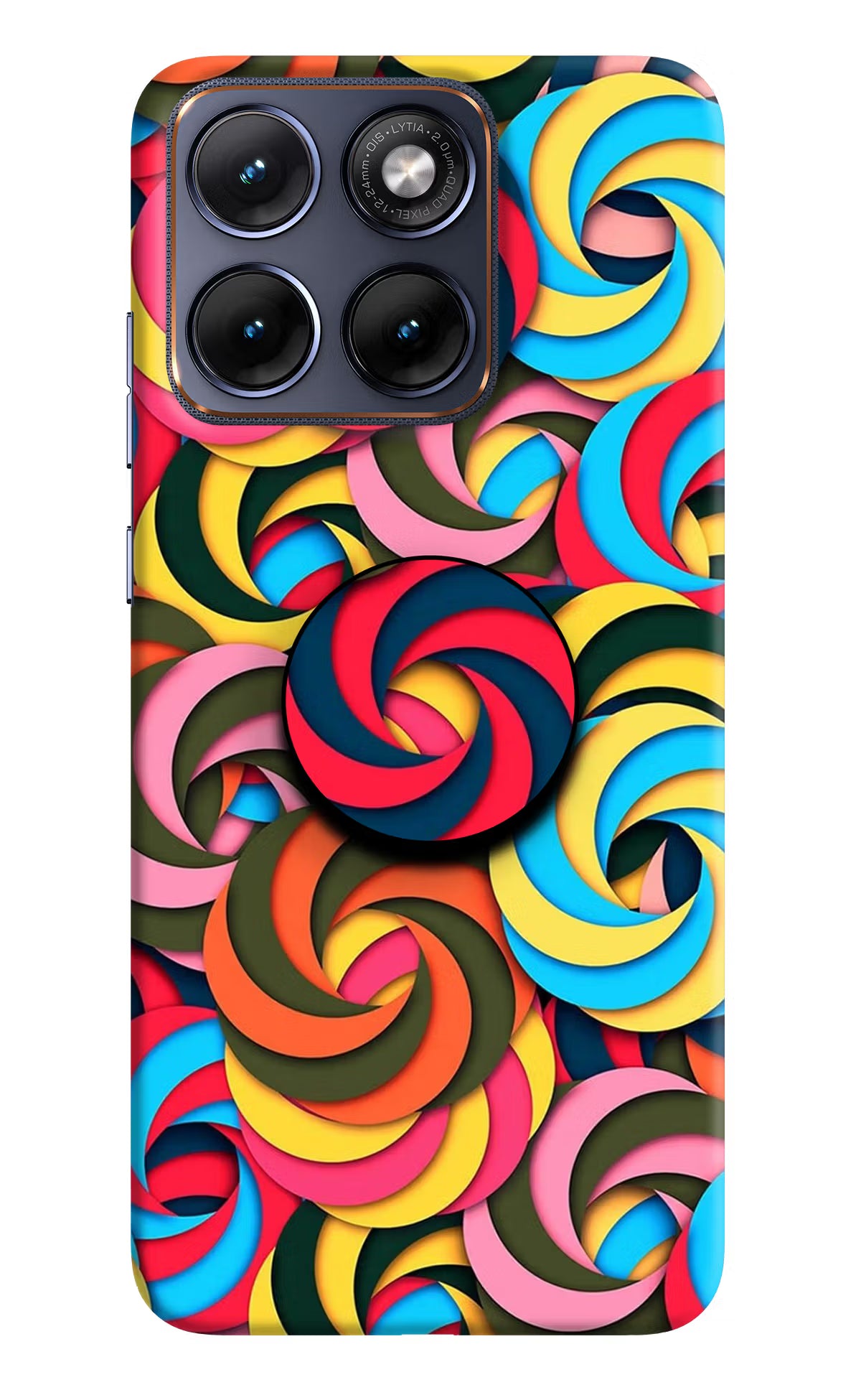 Spiral Pattern Moto Edge 70 Fusion Pop Case - Spiral Pattern Moto Edge 70 Fusion Pop Case by Casekaro Spiral Pattern Moto Edge 70 Fusion Pop Case by Casekaro