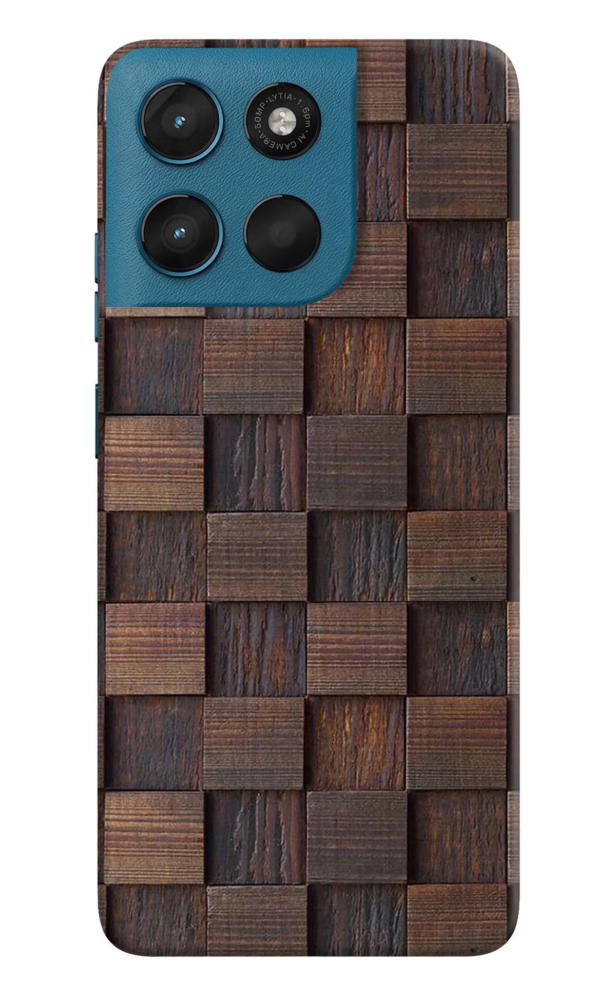 Wooden Cube Design Moto G57 Power 5G Back Cover - Wooden Cube Design Moto G57 Power 5G Hard Case Back Cover by Casekaro Wooden Cube Design Moto G57 Power 5G Hard Case Back Cover by Casekaro