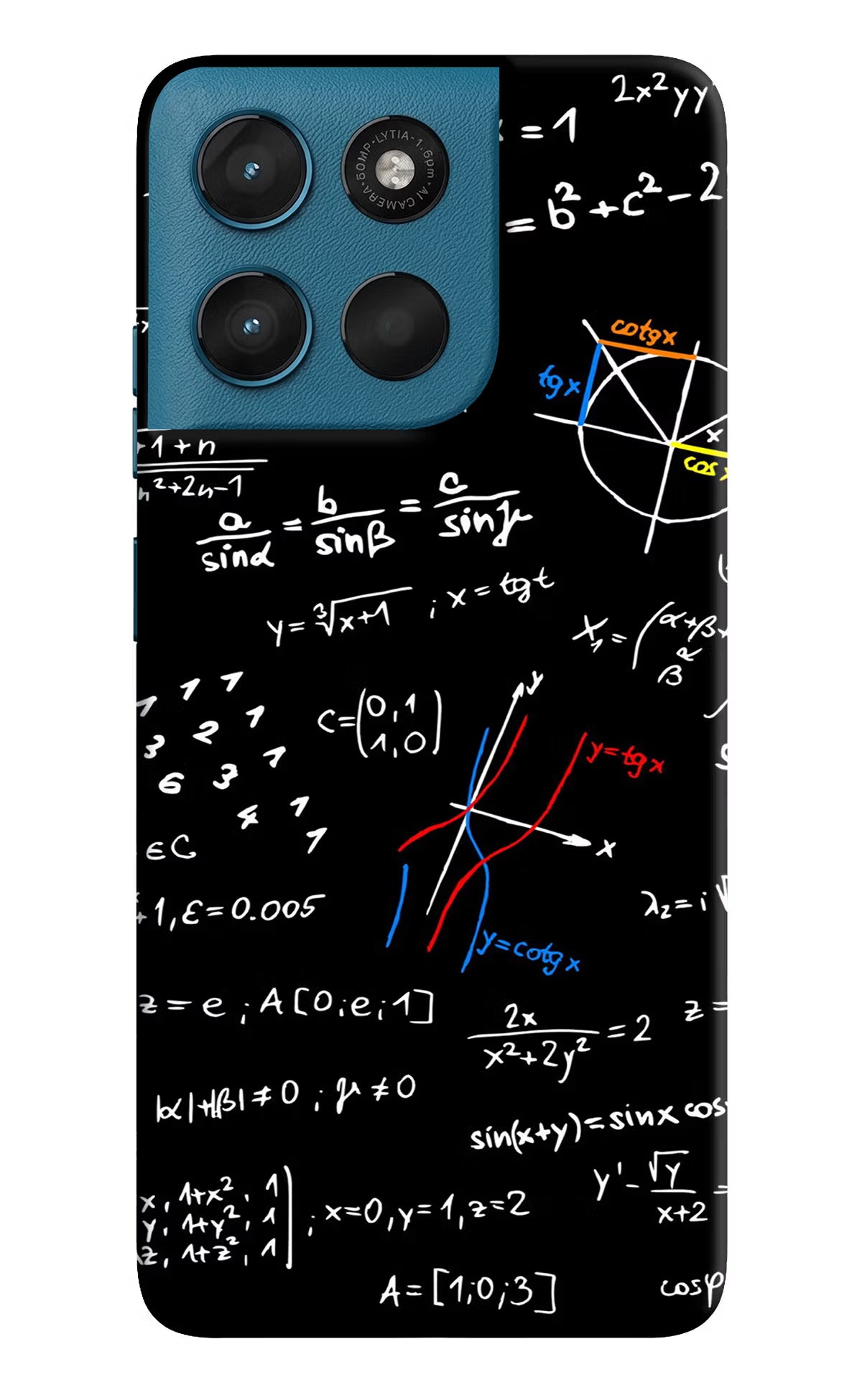 Mathematics Formula Moto G57 Power 5G Back Cover - Mathematics Formula Moto G57 Power 5G Hard Case Back Cover by Casekaro Mathematics Formula Moto G57 Power 5G Hard Case Back Cover by Casekaro