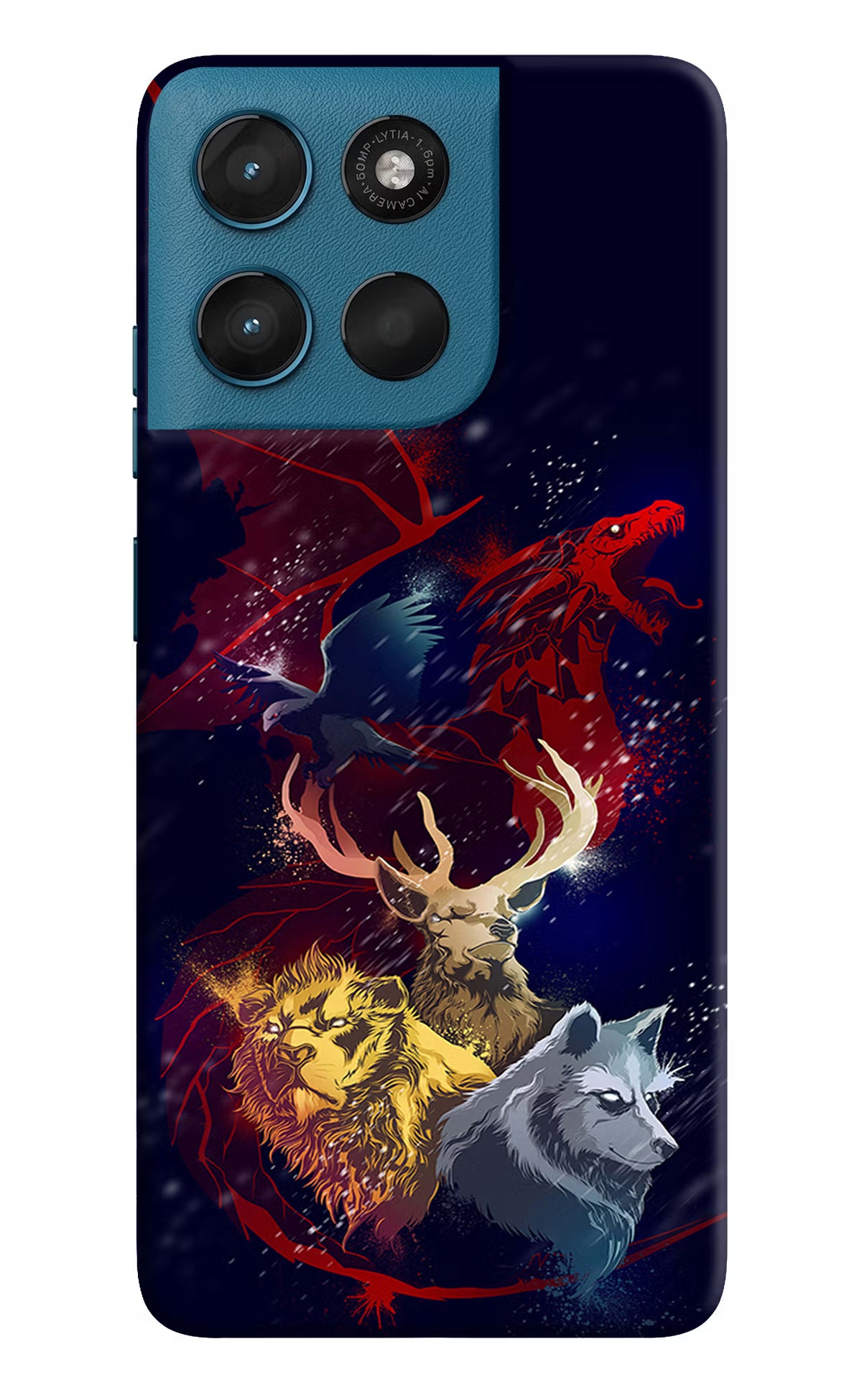 Game Of Thrones Moto G57 Power 5G Back Cover - Game Of Thrones Moto G57 Power 5G Hard Case Back Cover by Casekaro Game Of Thrones Moto G57 Power 5G Hard Case Back Cover by Casekaro