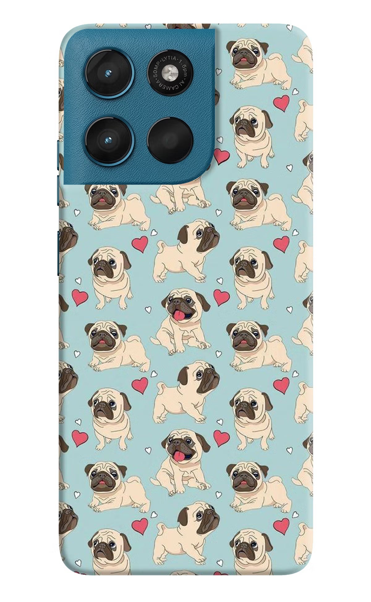 Pug Dog Moto G57 Power 5G Back Cover - Pug Dog Moto G57 Power 5G Hard Case Back Cover by Casekaro Pug Dog Moto G57 Power 5G Hard Case Back Cover by Casekaro