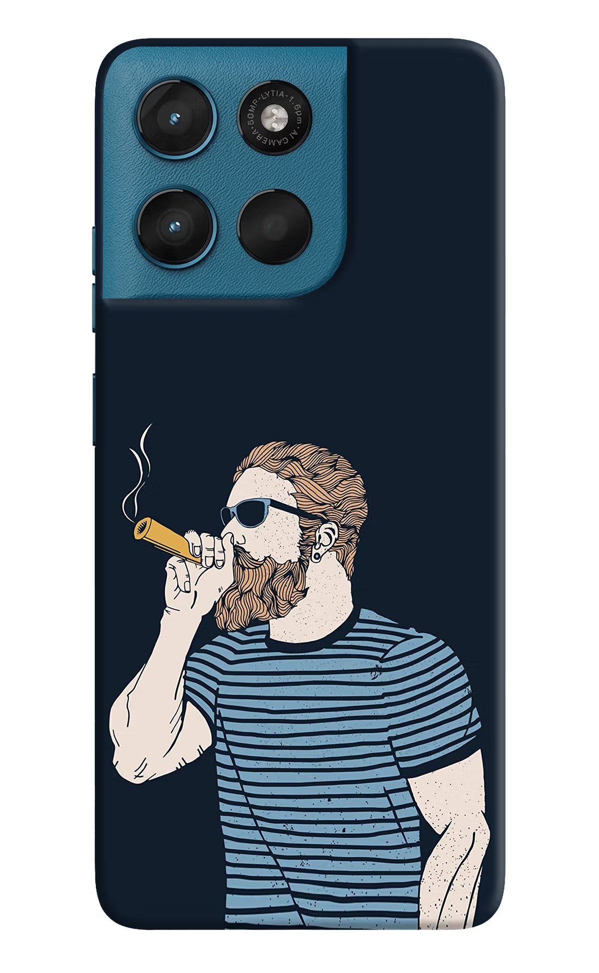 Smoking Moto G57 Power 5G Back Cover - Smoking Moto G57 Power 5G Hard Case Back Cover by Casekaro Smoking Moto G57 Power 5G Hard Case Back Cover by Casekaro