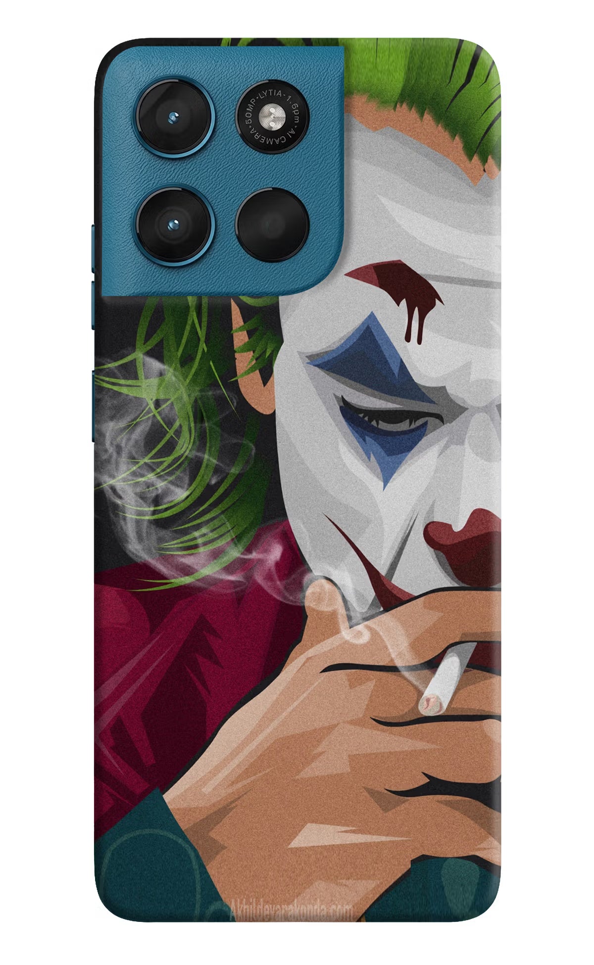 Joker Smoking Moto G57 Power 5G Back Cover - Joker Smoking Moto G57 Power 5G Hard Case Back Cover by Casekaro Joker Smoking Moto G57 Power 5G Hard Case Back Cover by Casekaro