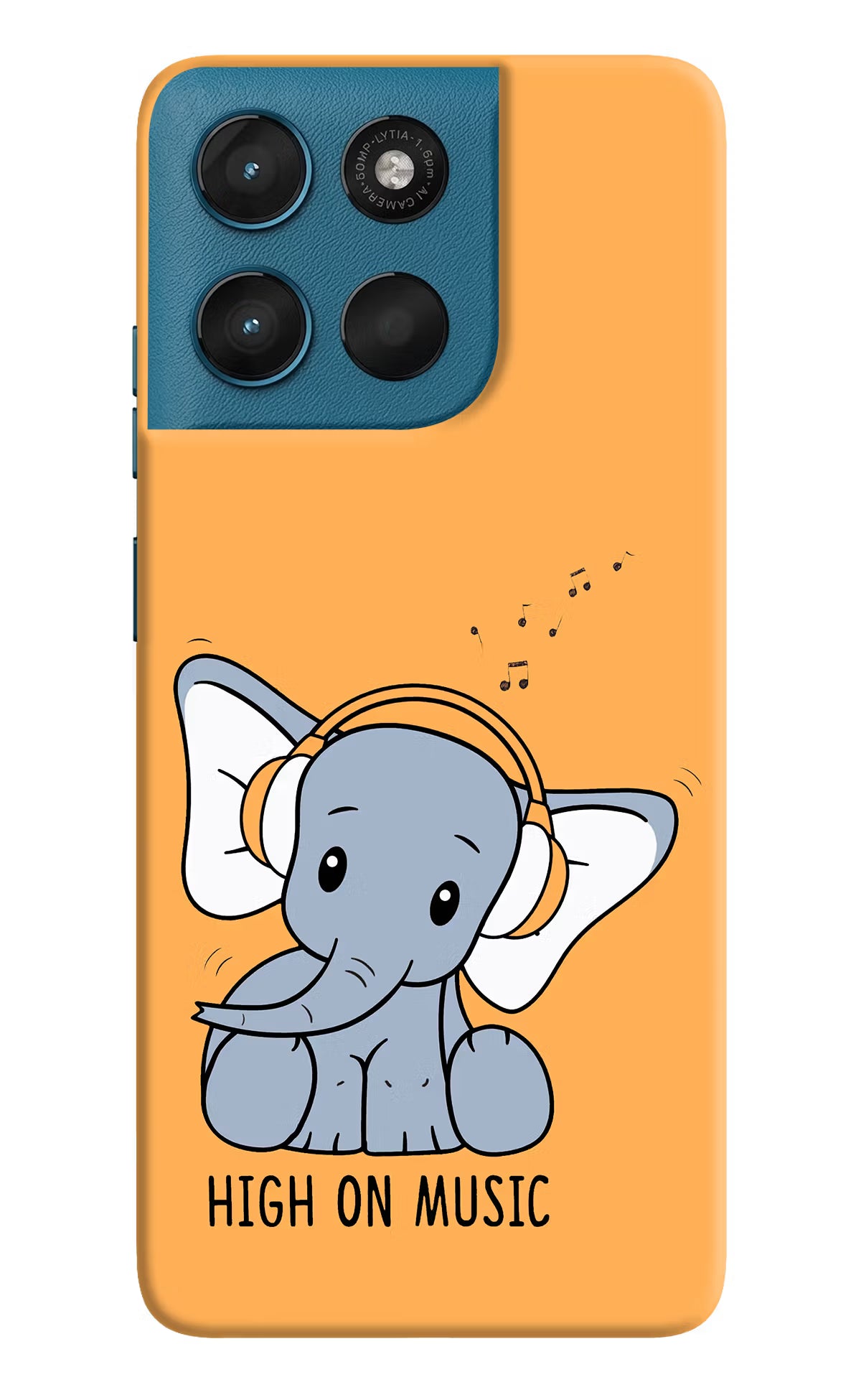 High On Music Moto G57 Power 5G Back Cover - High On Music Moto G57 Power 5G Hard Case Back Cover by Casekaro High On Music Moto G57 Power 5G Hard Case Back Cover by Casekaro