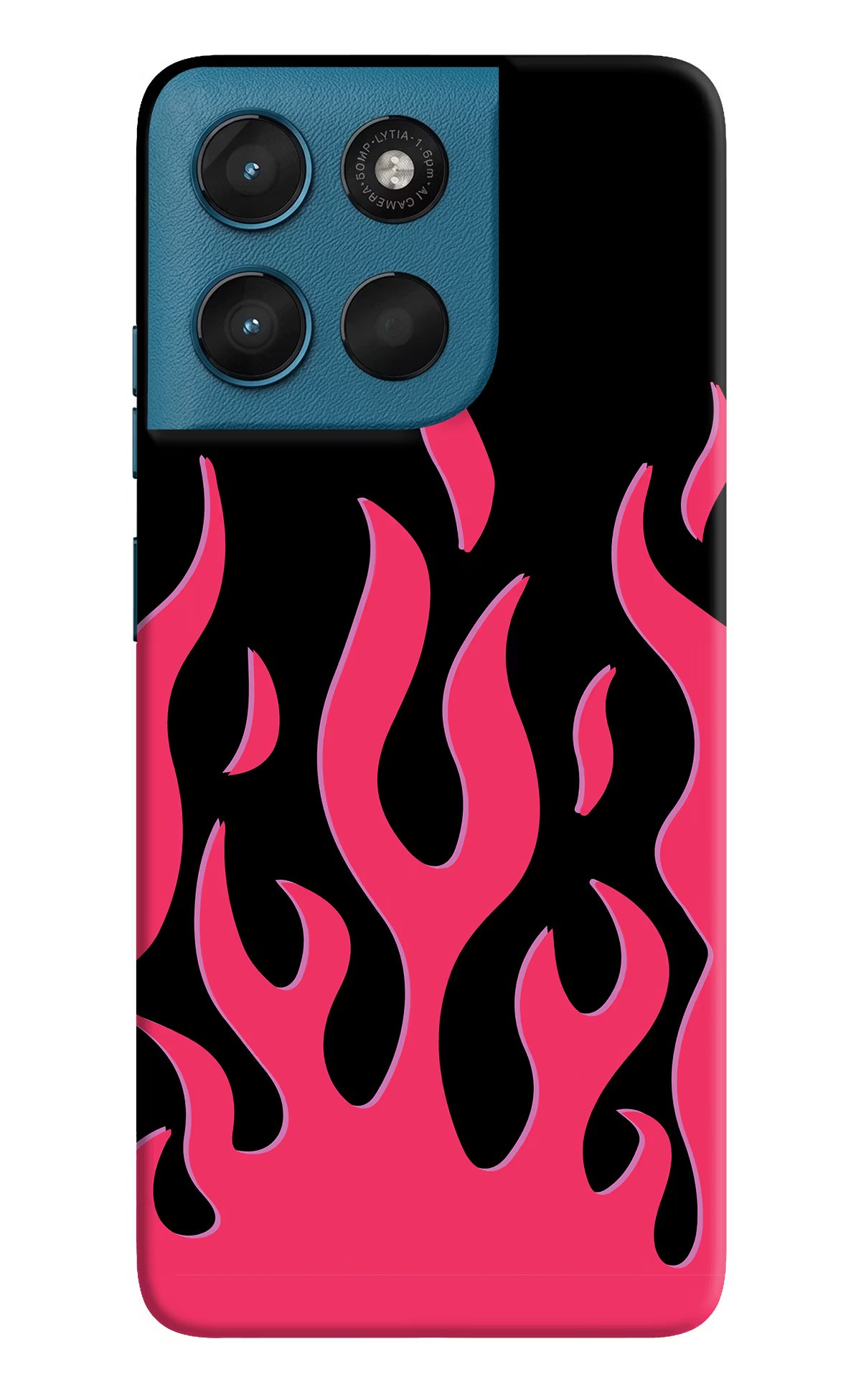 Fire Flames Moto G57 Power 5G Back Cover - Fire Flames Moto G57 Power 5G Hard Case Back Cover by Casekaro Fire Flames Moto G57 Power 5G Hard Case Back Cover by Casekaro