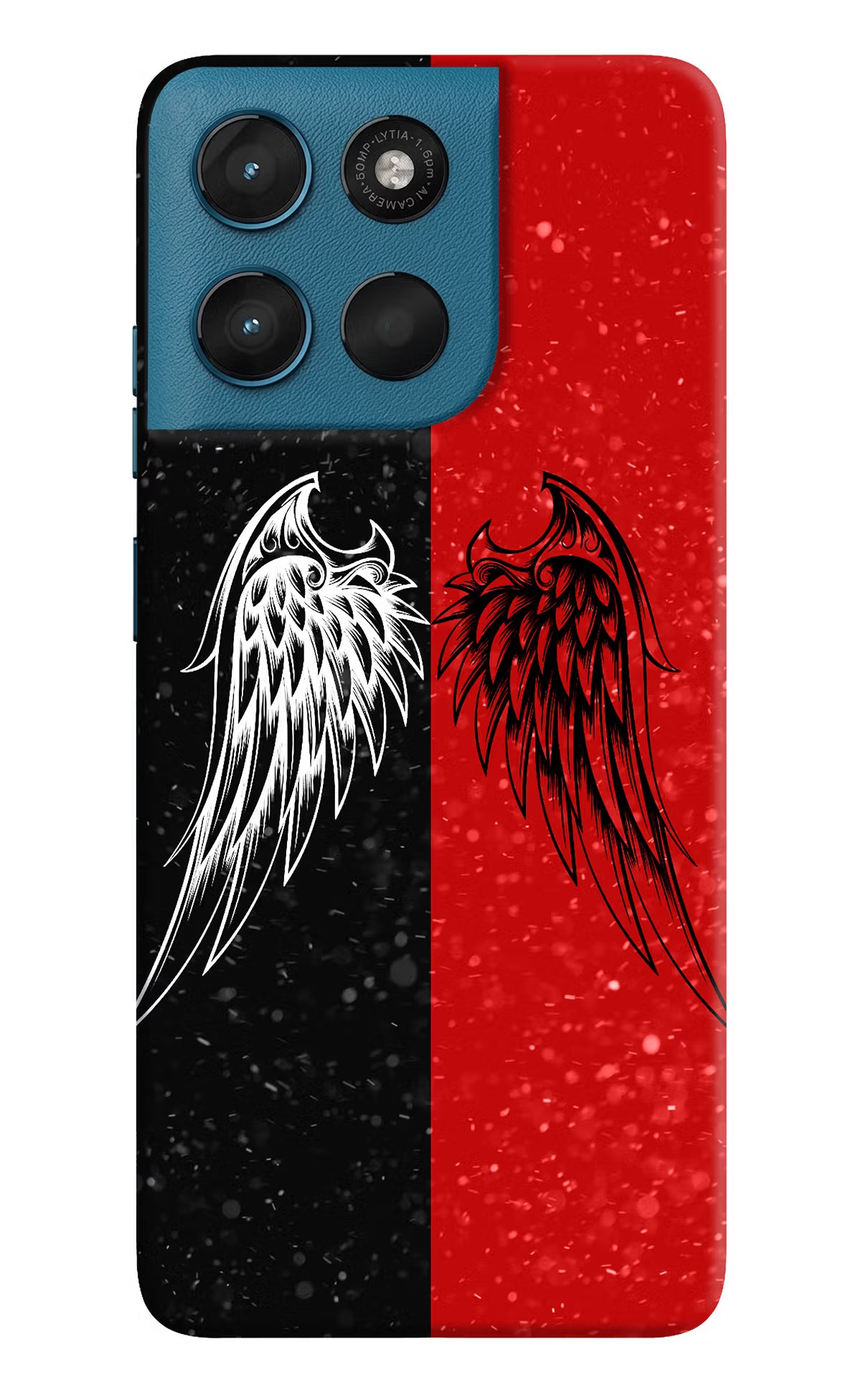 Wings Moto G57 Power 5G Back Cover - Wings Moto G57 Power 5G Hard Case Back Cover by Casekaro Wings Moto G57 Power 5G Hard Case Back Cover by Casekaro