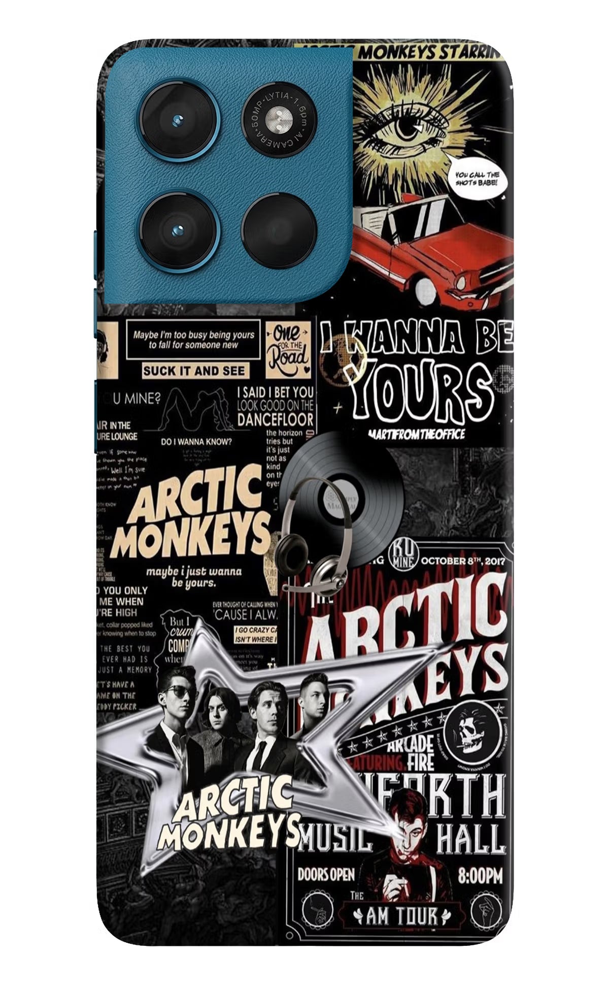 Arctic Monkeys Moto G57 Power 5G Back Cover - Arctic Monkeys Moto G57 Power 5G Hard Case Back Cover by Casekaro Arctic Monkeys Moto G57 Power 5G Hard Case Back Cover by Casekaro