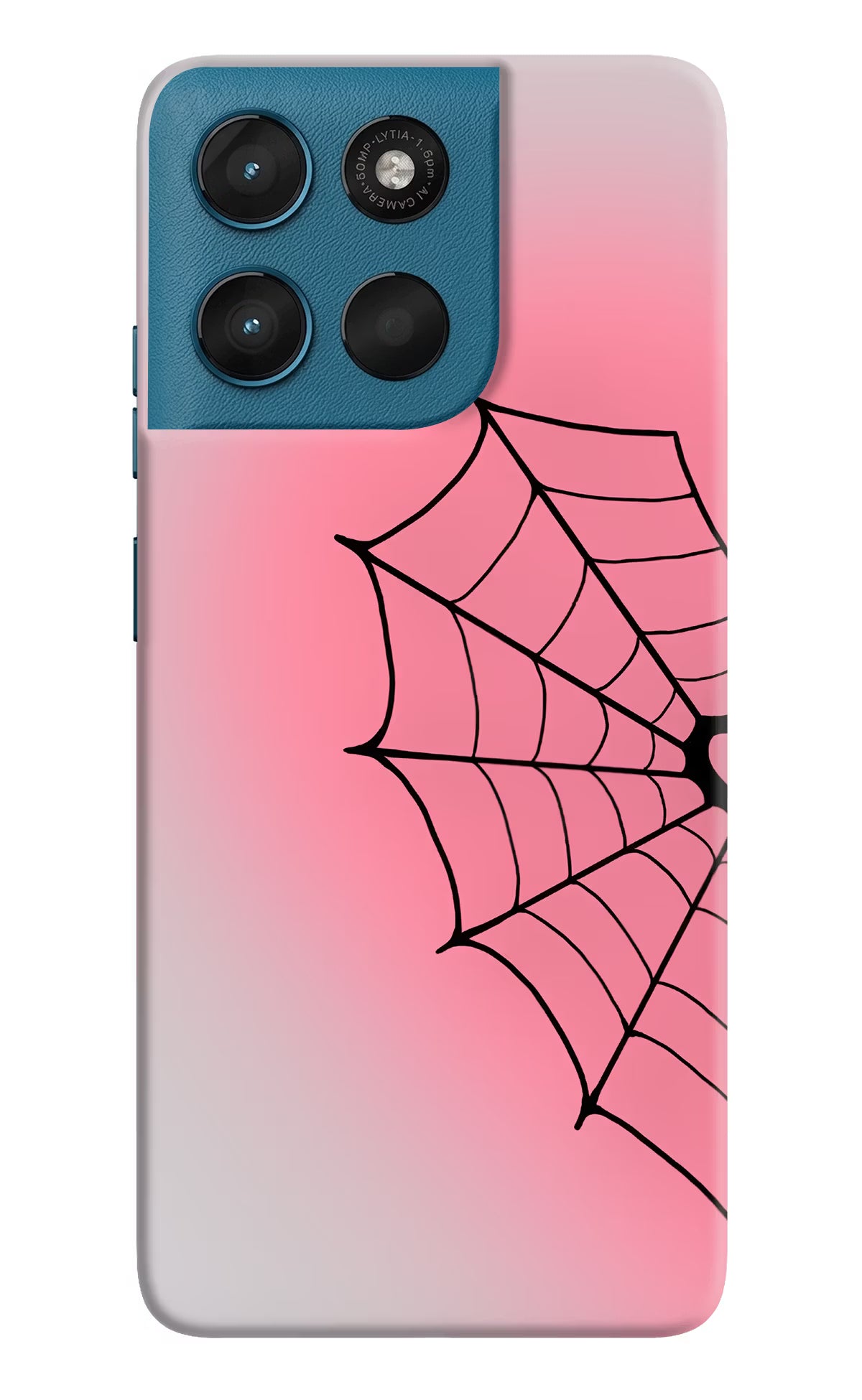 Pink Web Moto G57 Power 5G Back Cover - Pink Web Moto G57 Power 5G Back Cover Pink Web Moto G57 Power 5G Back Cover
