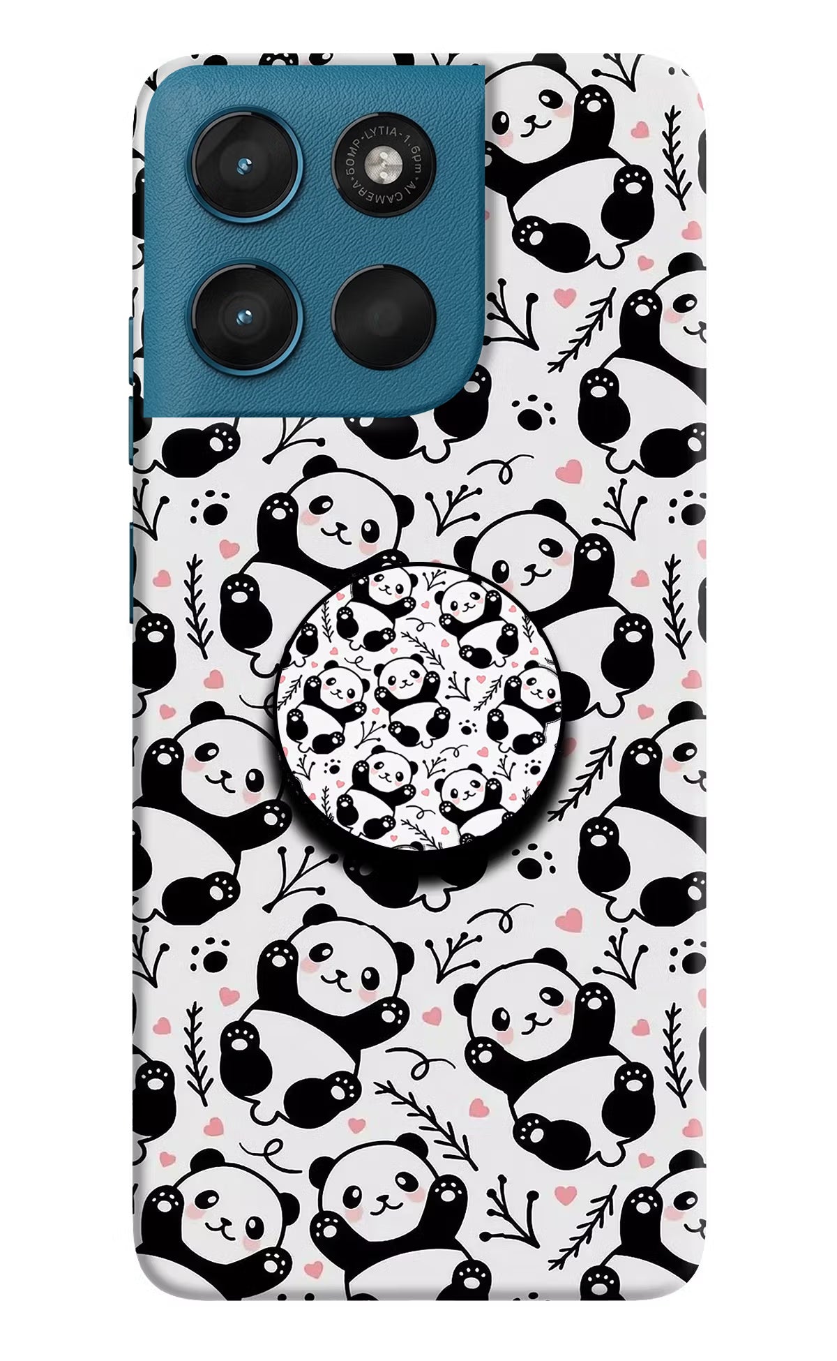 Cute Panda Moto G57 Power 5G Pop Case - Cute Panda Moto G57 Power 5G Pop Case by Casekaro Cute Panda Moto G57 Power 5G Pop Case by Casekaro