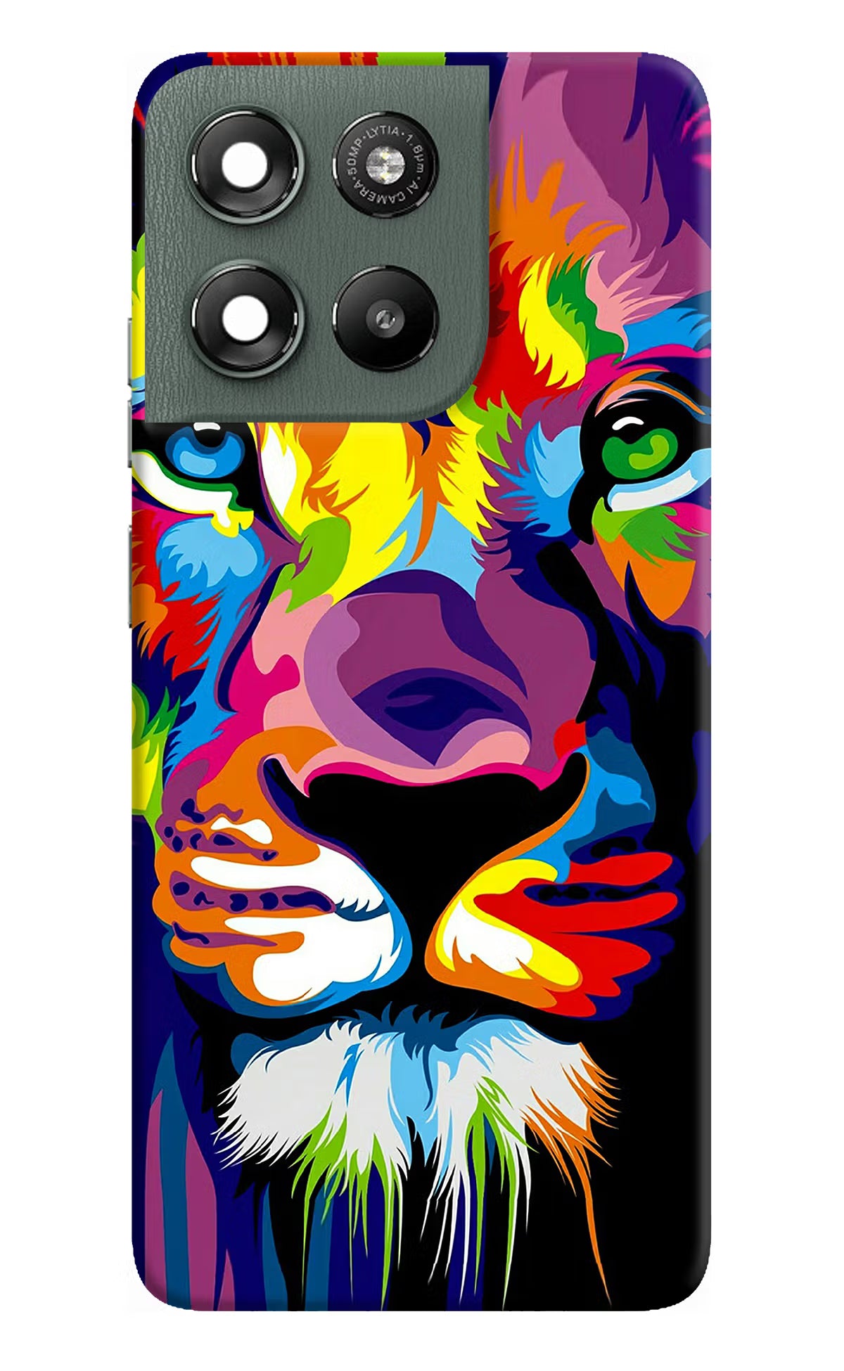 Lion Moto G67 Power 5G Back Cover - Lion Moto G67 Power 5G Hard Case Back Cover by Casekaro Lion Moto G67 Power 5G Hard Case Back Cover by Casekaro