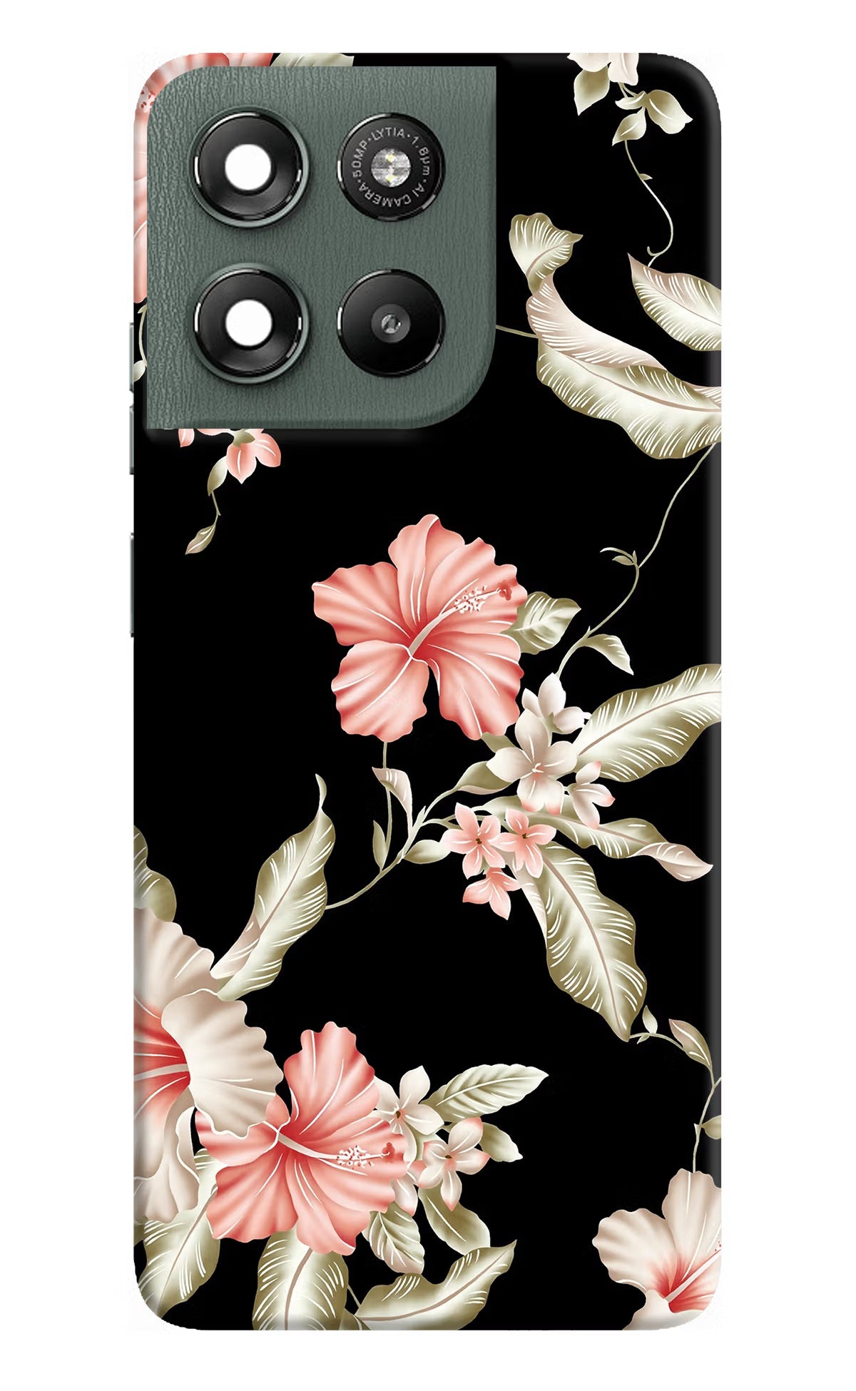 Flowers Moto G67 Power 5G Back Cover - Flowers Moto G67 Power 5G Hard Case Back Cover by Casekaro Flowers Moto G67 Power 5G Hard Case Back Cover by Casekaro