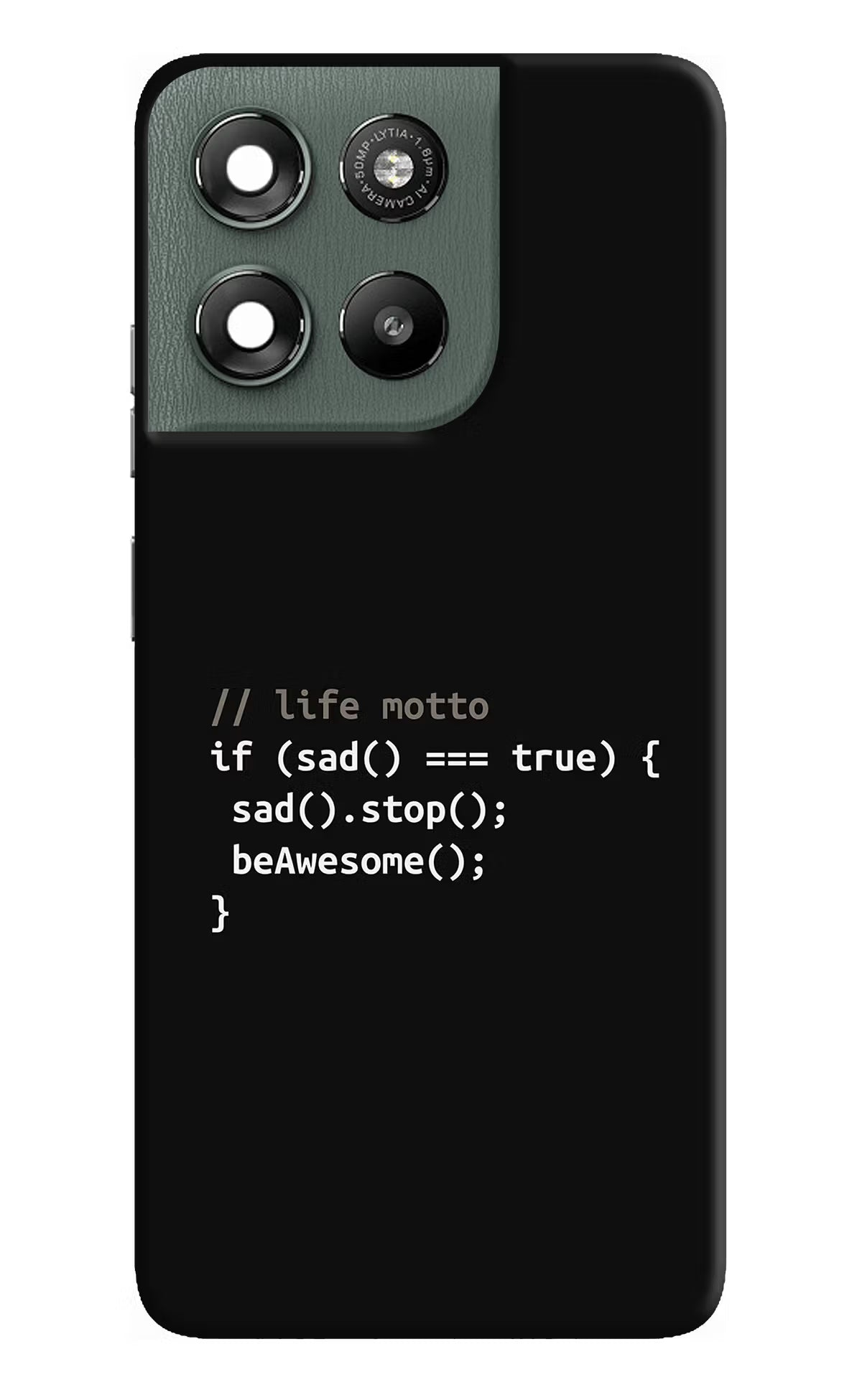 Life Motto Code Moto G67 Power 5G Back Cover - Life Motto Code Moto G67 Power 5G Hard Case Back Cover by Casekaro Life Motto Code Moto G67 Power 5G Hard Case Back Cover by Casekaro