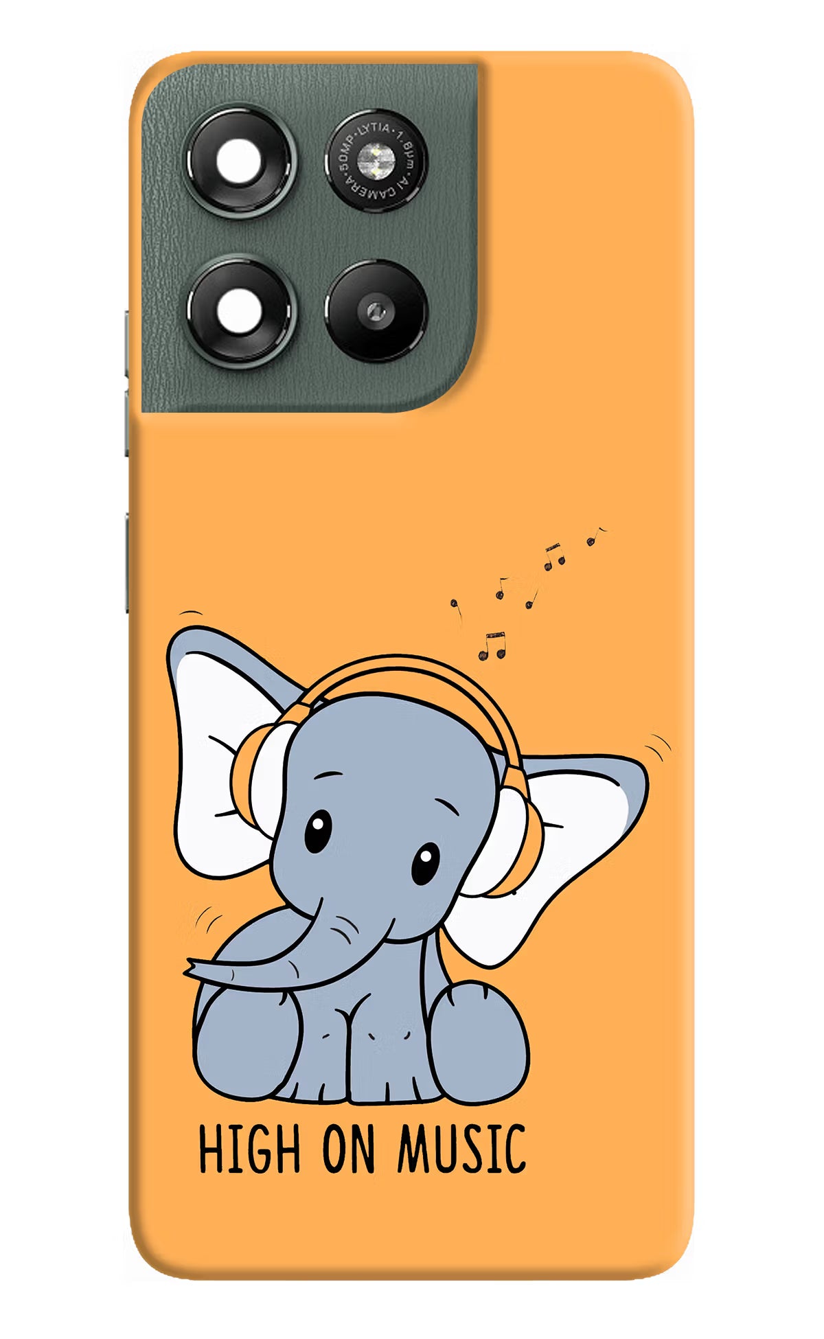 High On Music Moto G67 Power 5G Back Cover - High On Music Moto G67 Power 5G Hard Case Back Cover by Casekaro High On Music Moto G67 Power 5G Hard Case Back Cover by Casekaro