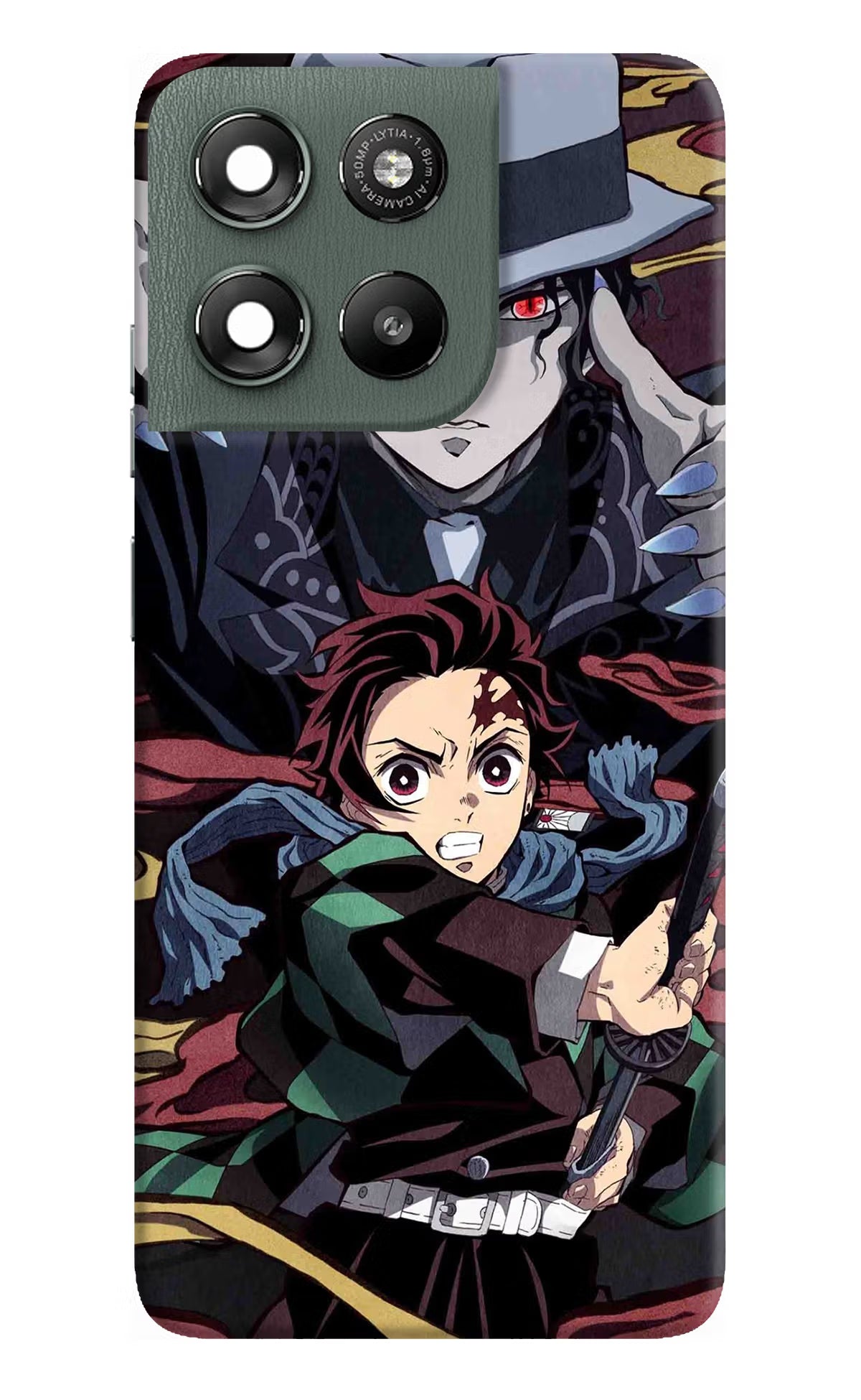 Demon Slayer Moto G67 Power 5G Back Cover - Demon Slayer Moto G67 Power 5G Hard Case Back Cover by Casekaro Demon Slayer Moto G67 Power 5G Hard Case Back Cover by Casekaro