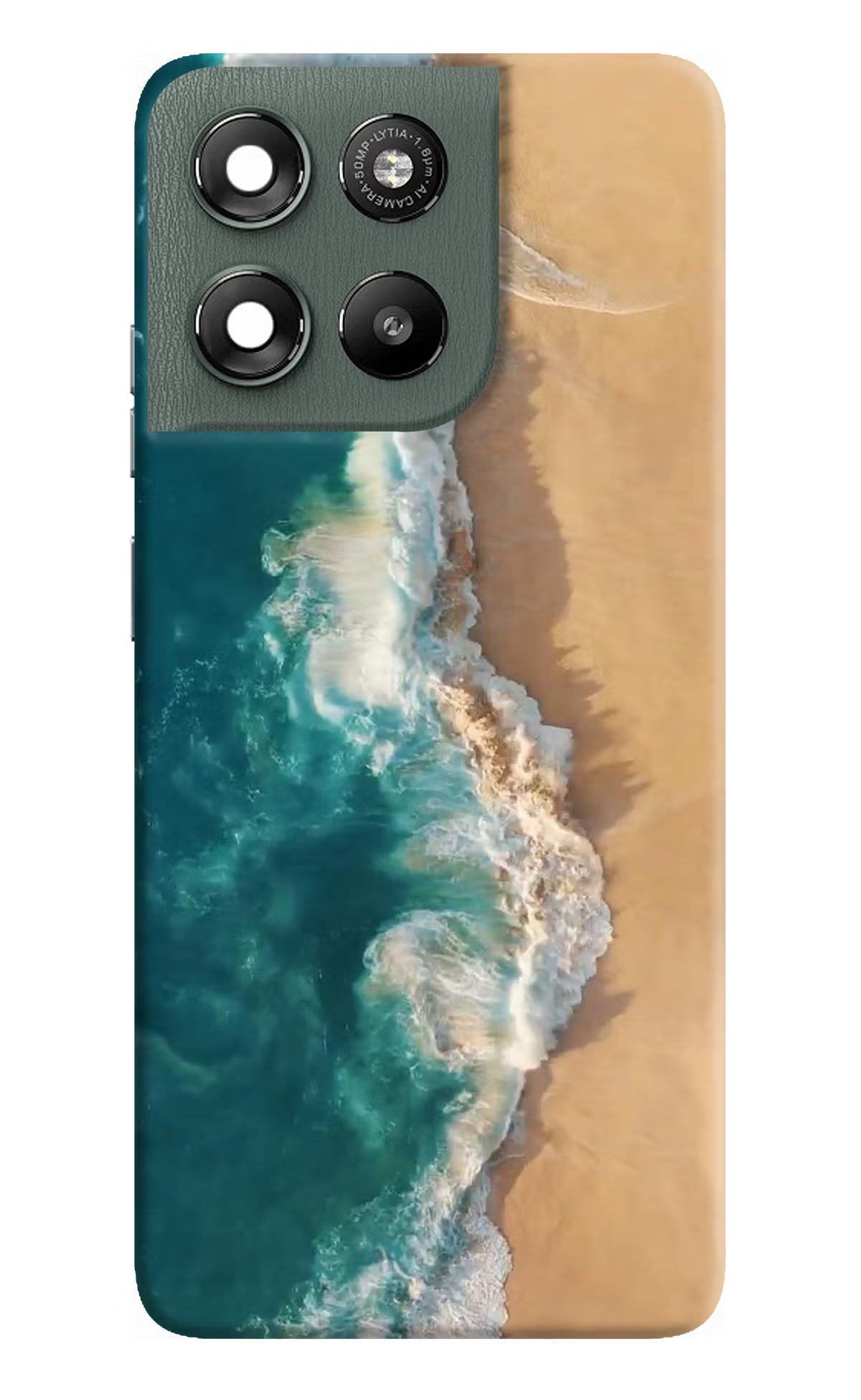 Ocean Beach Moto G67 Power 5G Back Cover - Ocean Beach Moto G67 Power 5G Hard Case Back Cover by Casekaro Ocean Beach Moto G67 Power 5G Hard Case Back Cover by Casekaro