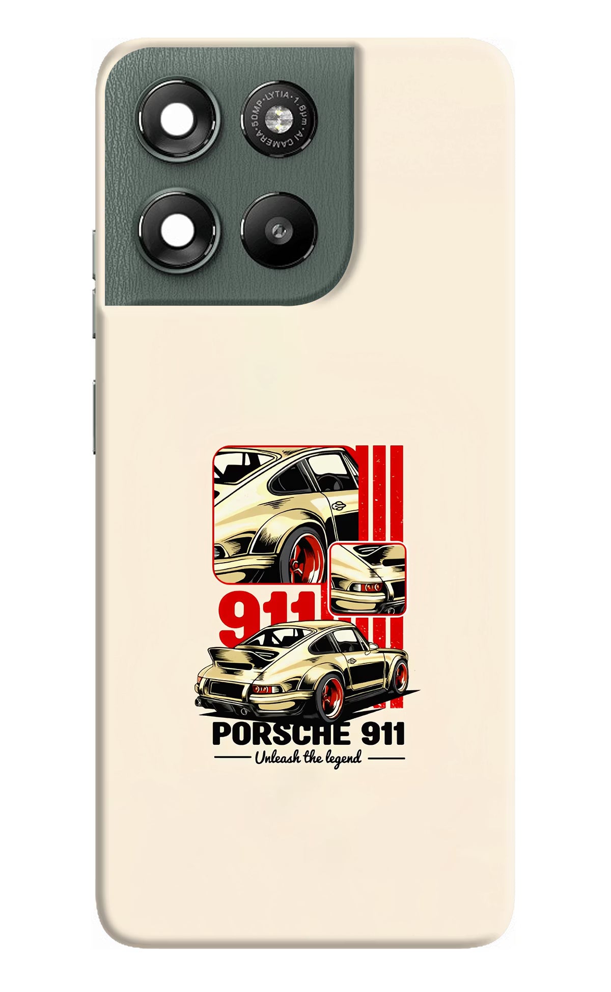 Classic Porsche 911 Moto G67 Power 5G Back Cover - Classic Porsche 911 Moto G67 Power 5G Hard Case Back Cover by Casekaro Classic Porsche 911 Moto G67 Power 5G Hard Case Back Cover by Casekaro