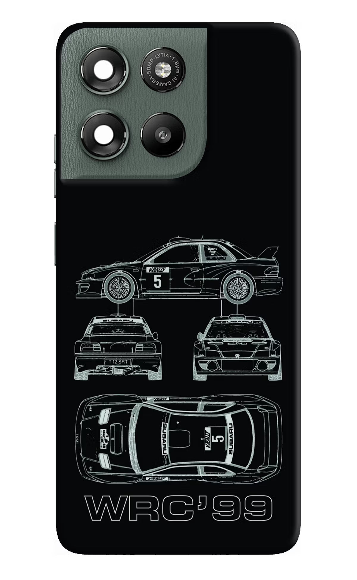 WRC'99 Moto G67 Power 5G Back Cover - WRC'99 Moto G67 Power 5G Hard Case Back Cover by Casekaro WRC'99 Moto G67 Power 5G Hard Case Back Cover by Casekaro