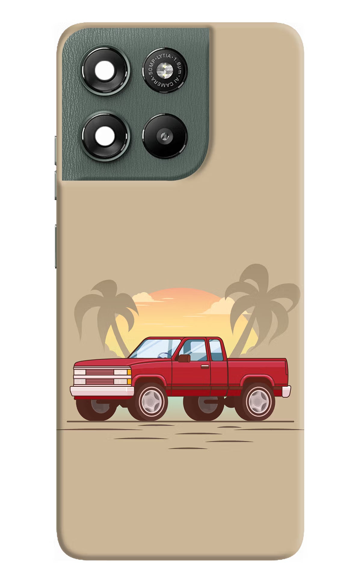 Desert Classic Drive Moto G67 Power 5G Back Cover - Desert Classic Drive Moto G67 Power 5G Hard Case Back Cover by Casekaro Desert Classic Drive Moto G67 Power 5G Hard Case Back Cover by Casekaro