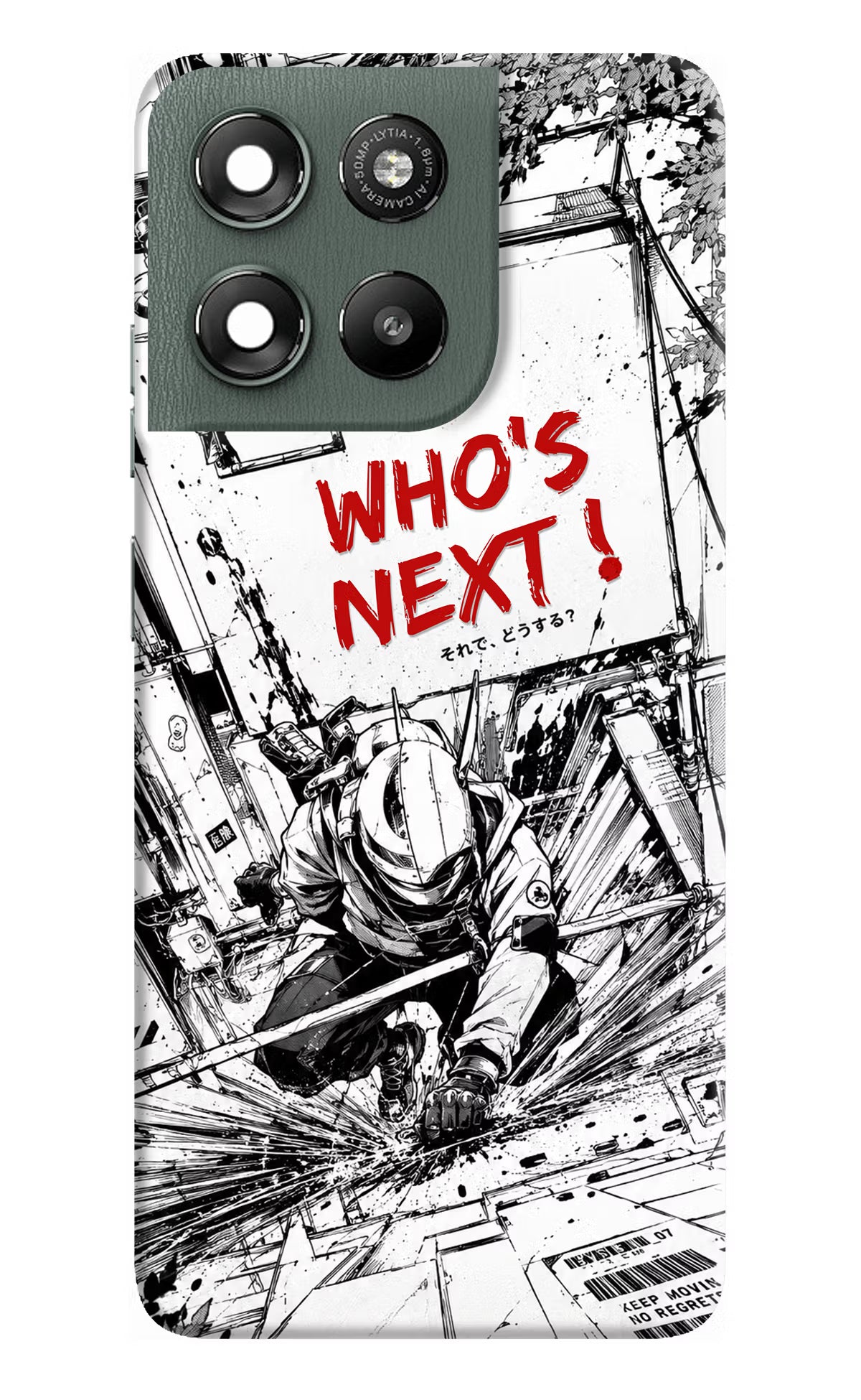 Who's Next Moto G67 Power 5G Back Cover - Who's Next Moto G67 Power 5G Hard Case Back Cover by Casekaro Who's Next Moto G67 Power 5G Hard Case Back Cover by Casekaro