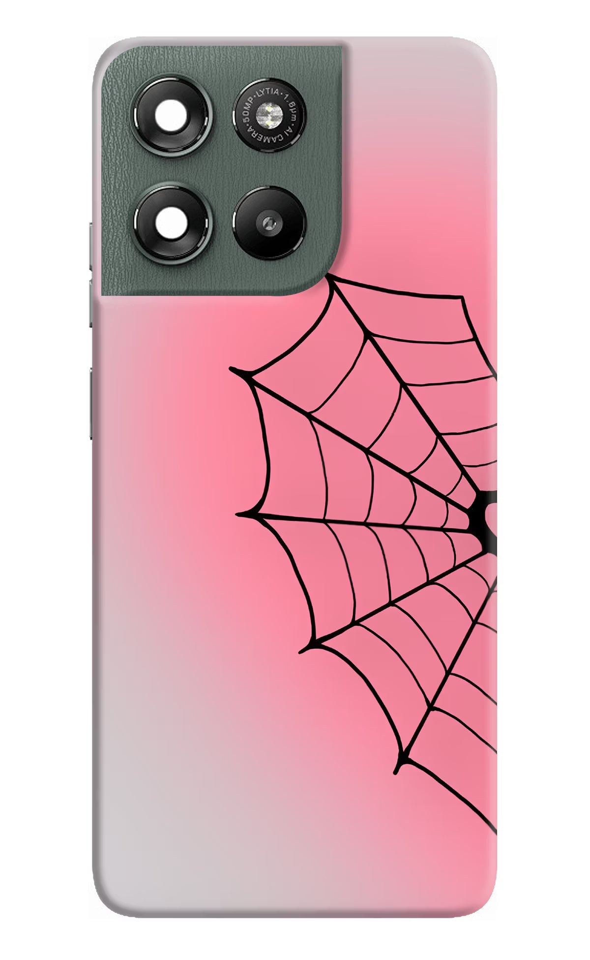Pink Web Moto G67 Power 5G Back Cover - Pink Web Moto G67 Power 5G Back Cover Pink Web Moto G67 Power 5G Back Cover