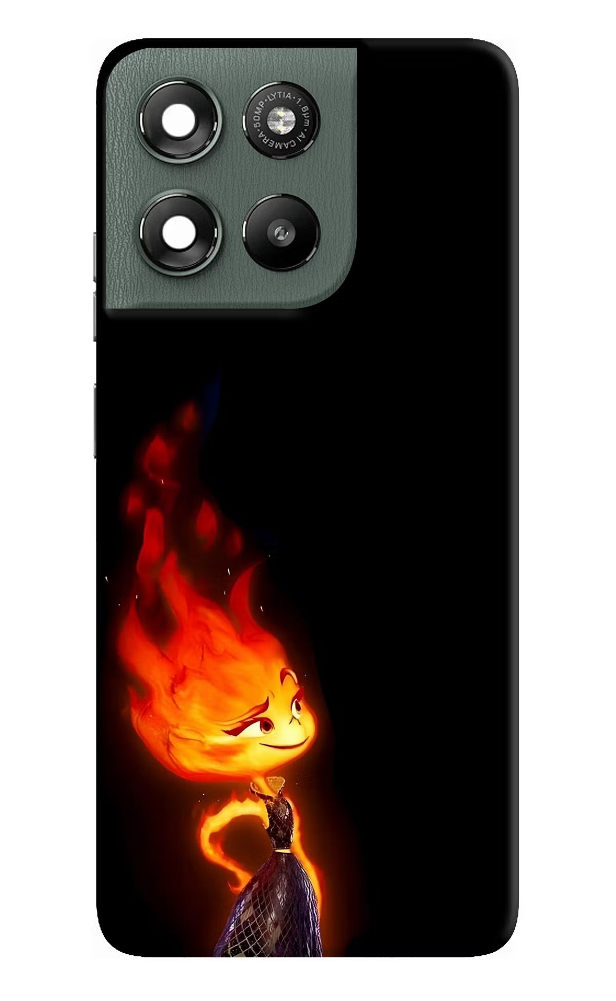 Ember Flame Moto G67 Power 5G Back Cover - Ember Flame Moto G67 Power 5G Back Cover Ember Flame Moto G67 Power 5G Back Cover