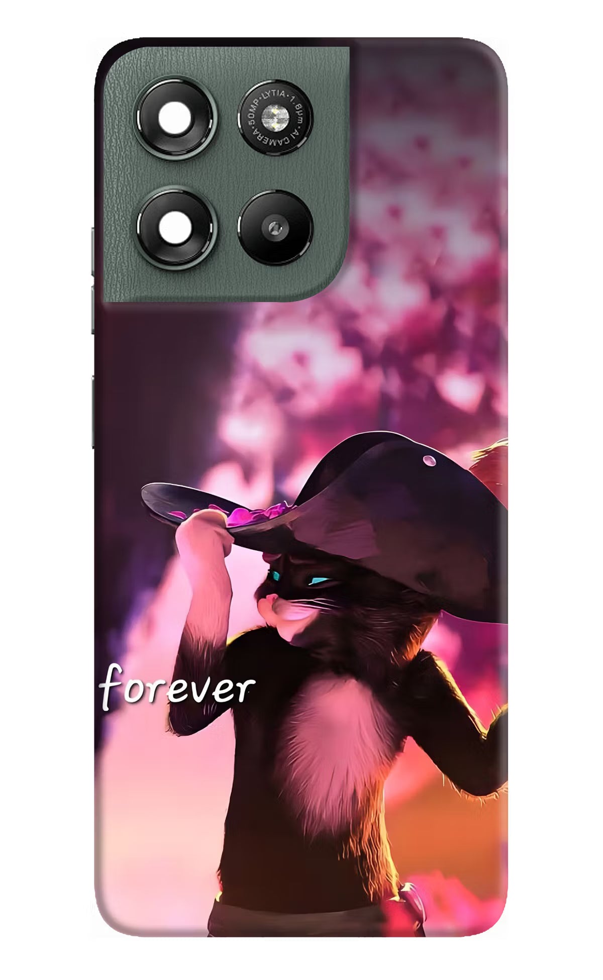 Forever Cat Moto G67 Power 5G Back Cover - Forever Cat Moto G67 Power 5G Back Cover Forever Cat Moto G67 Power 5G Back Cover