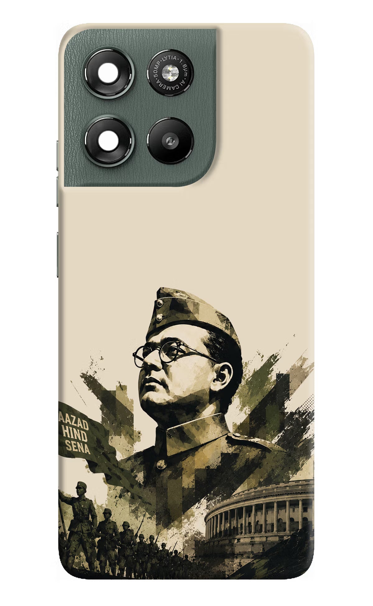 Netaji Rising Moto G67 Power 5G Back Cover - Netaji Rising Moto G67 Power 5G Back Cover Netaji Rising Moto G67 Power 5G Back Cover