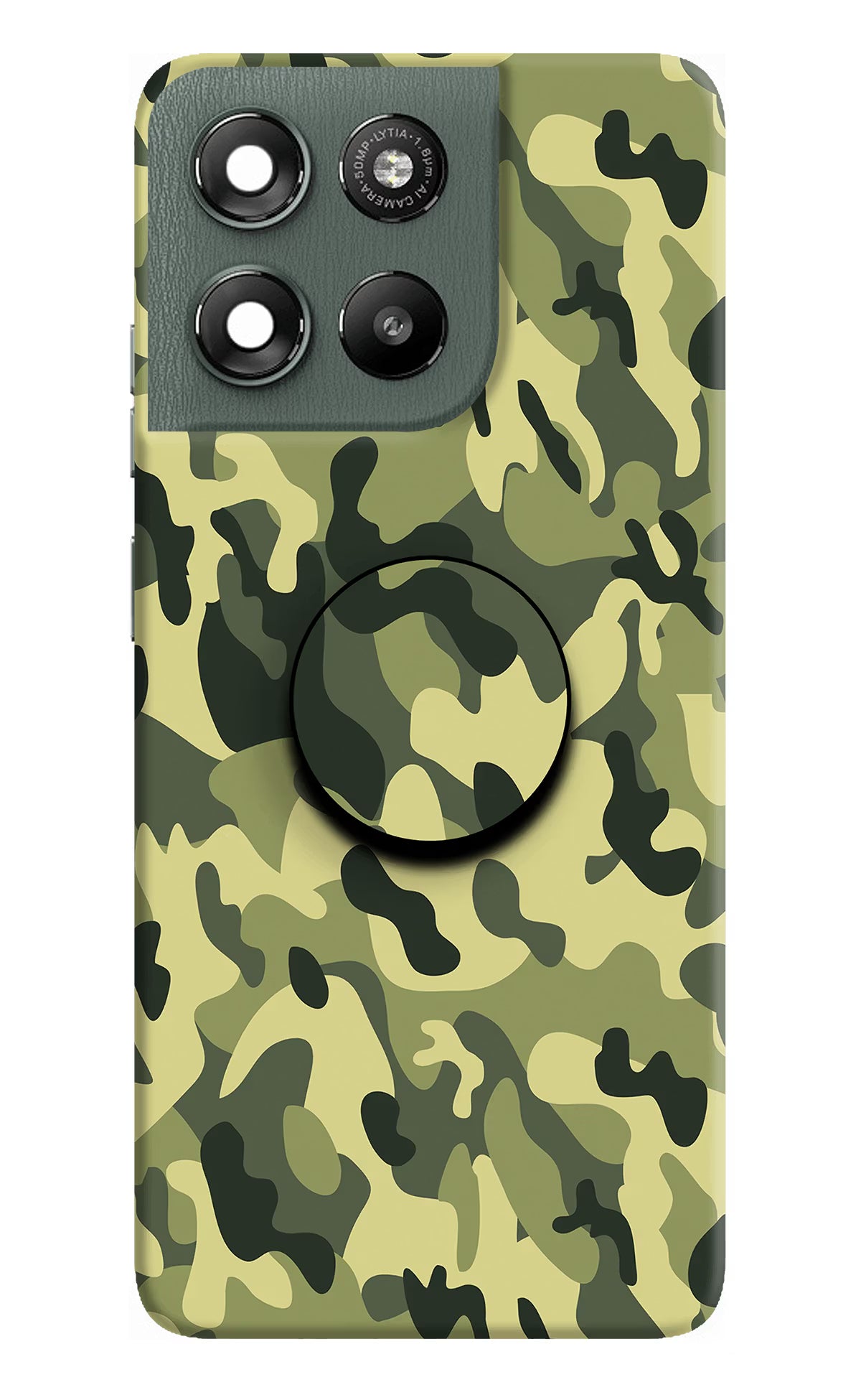 Camouflage Moto G67 Power 5G Pop Case - Camouflage Moto G67 Power 5G Pop Case by Casekaro Camouflage Moto G67 Power 5G Pop Case by Casekaro