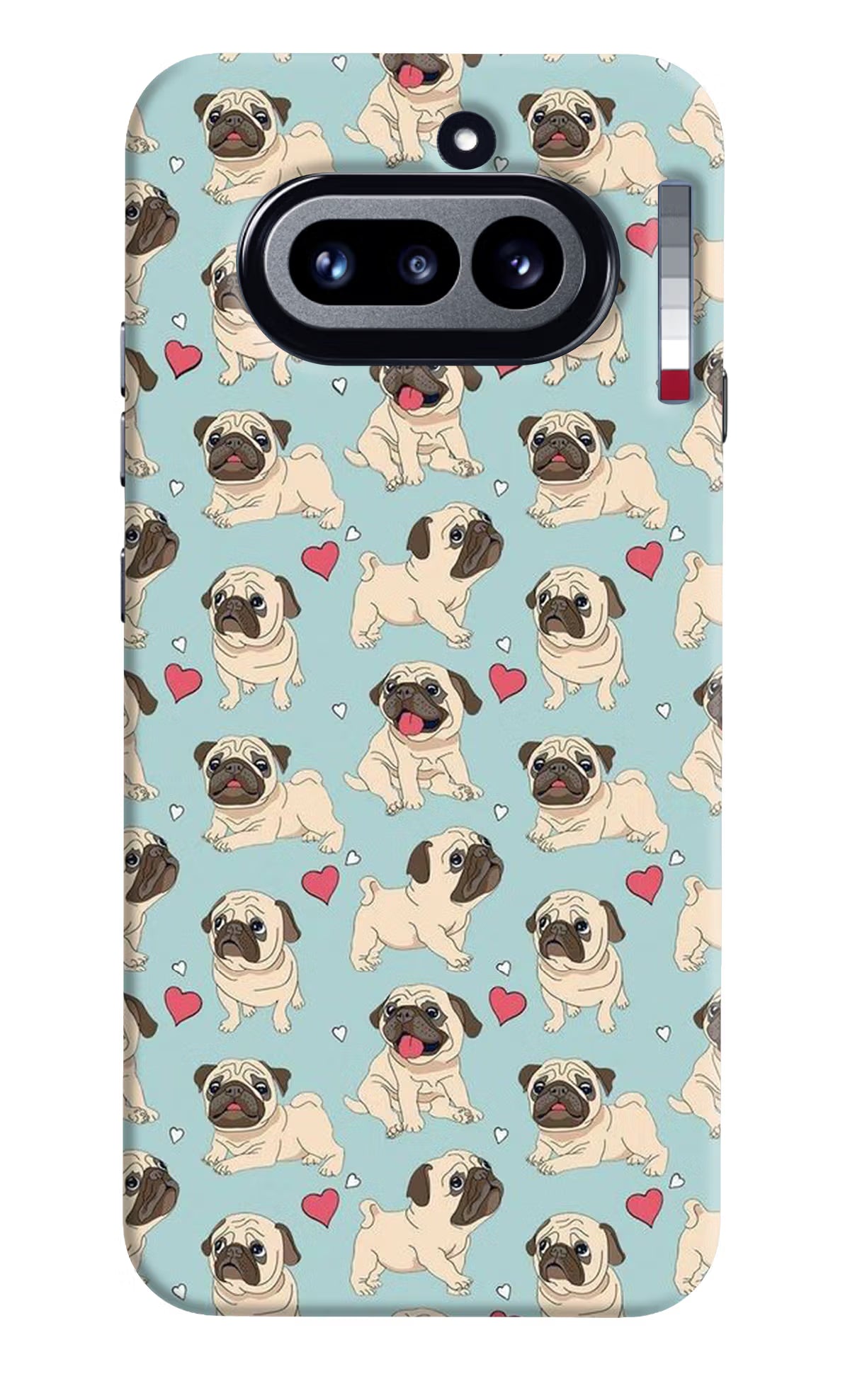 Pug Dog Nothing Phone 4a Back Cover - Pug Dog Nothing Phone 4a Hard Case Back Cover by Casekaro Pug Dog Nothing Phone 4a Hard Case Back Cover by Casekaro