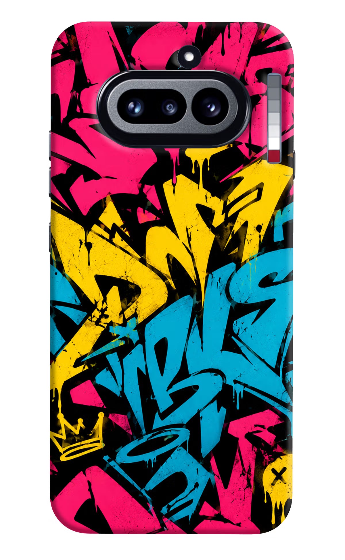 Graffiti Vibe Nothing Phone 4a Back Cover - Graffiti Vibe Nothing Phone 4a Back Cover Graffiti Vibe Nothing Phone 4a Back Cover