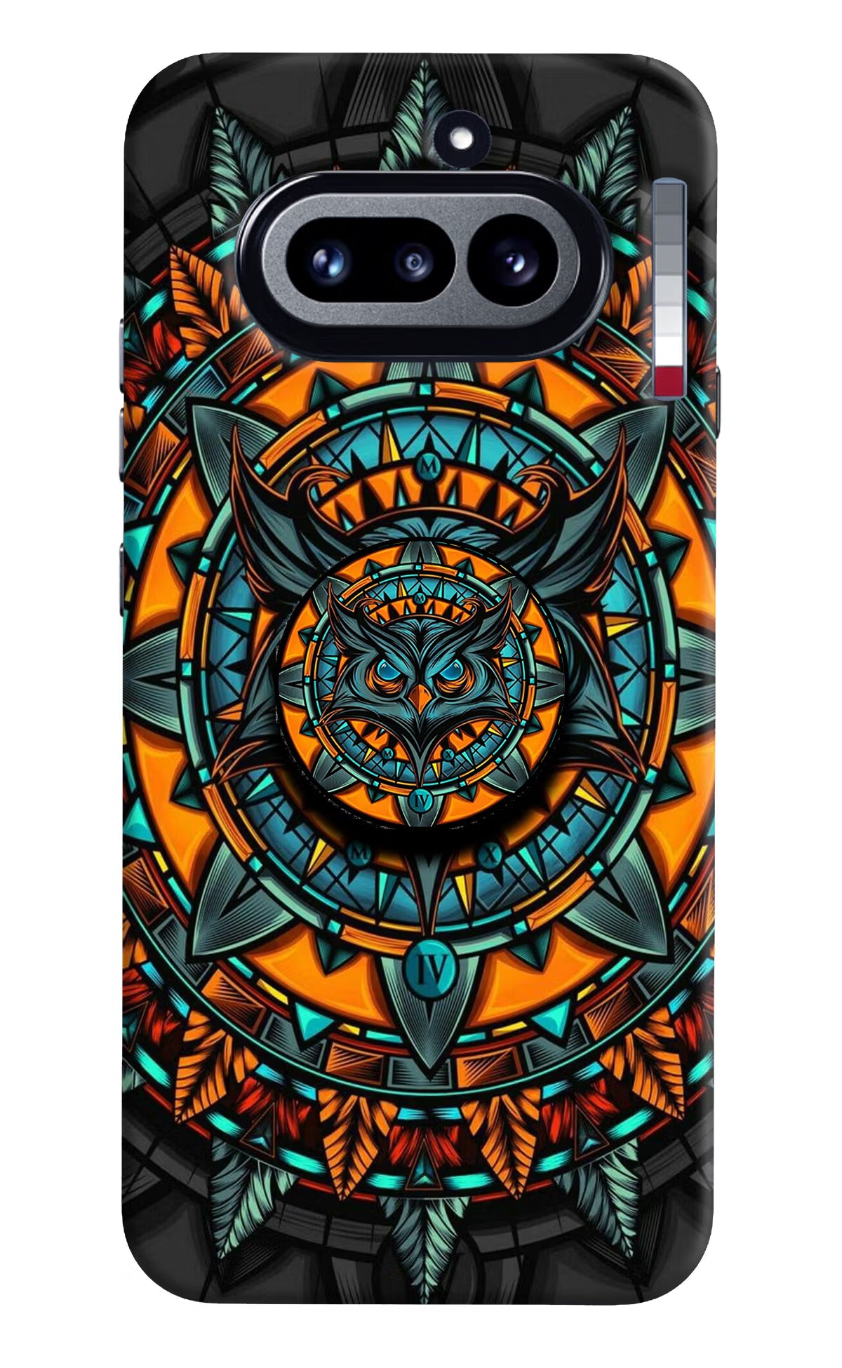 Angry Owl Nothing Phone 4a Pop Case - Angry Owl Nothing Phone 4a Pop Case by Casekaro Angry Owl Nothing Phone 4a Pop Case by Casekaro